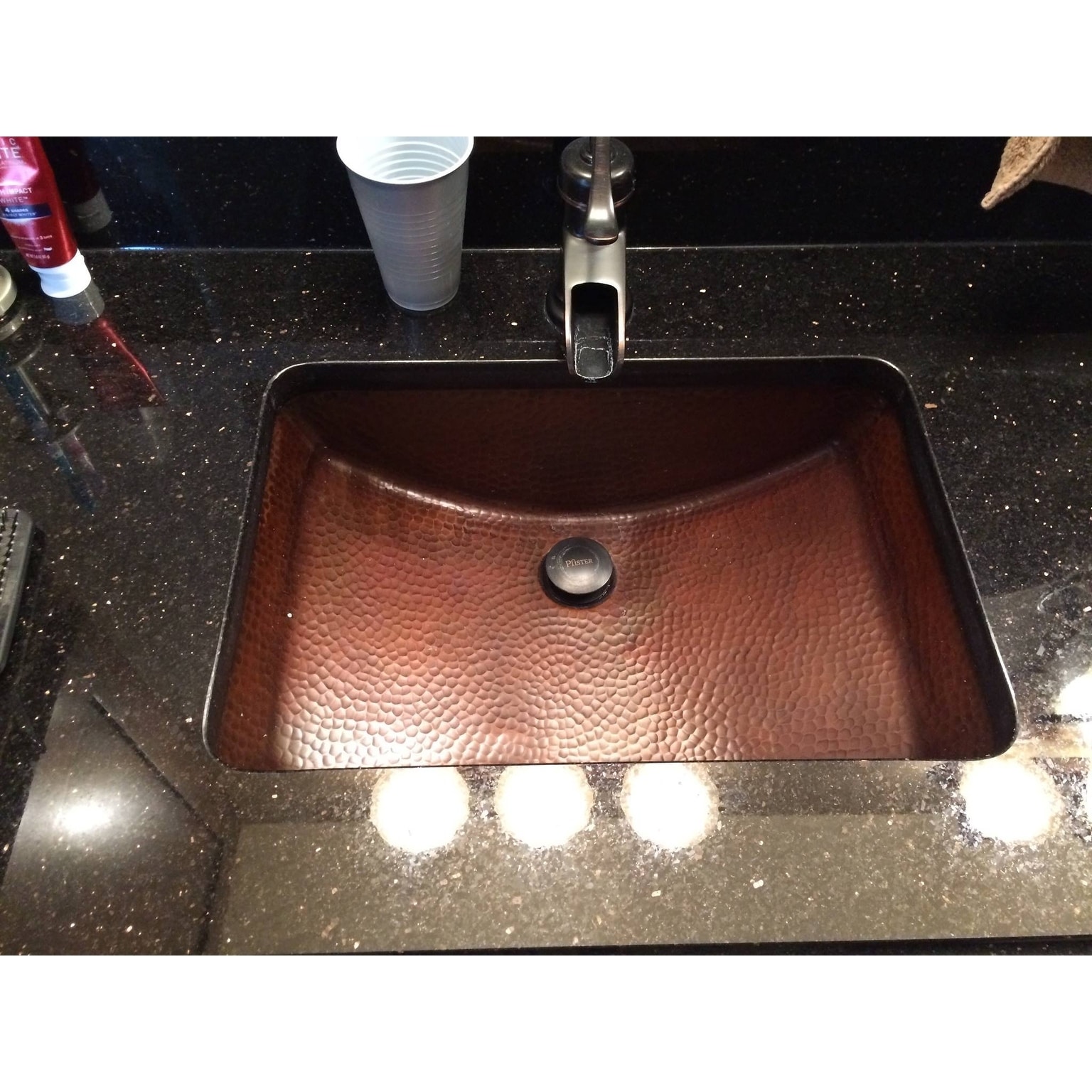 Sinkology Curie 21 Undermount Bath Sink With Overflow In Aged Sinkology Curie 21 Undermount Bath Sink With Overflow In Aged Copper Free Shipping Today 10148692