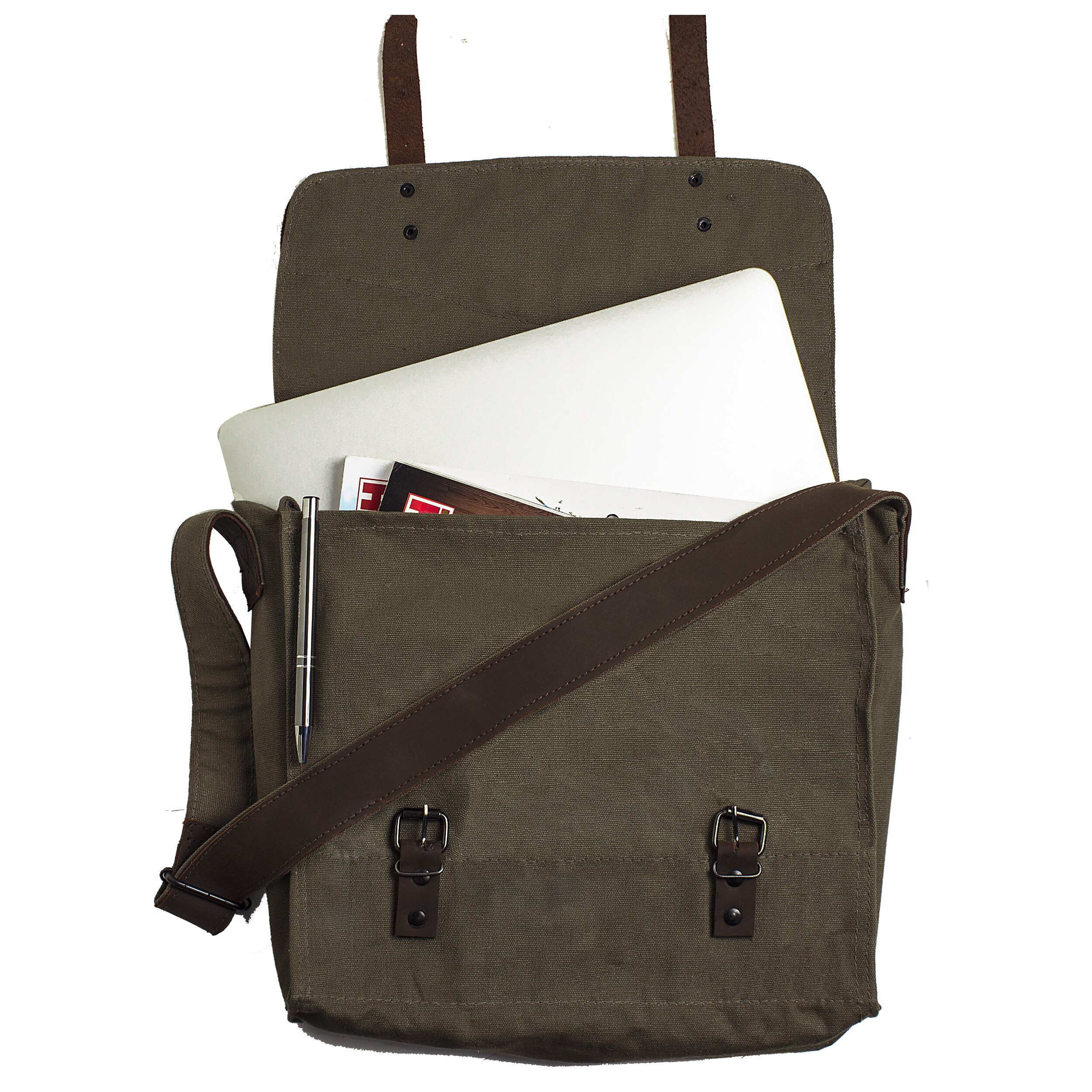 Personalized Canvas And Leather Messenger Bag Free Shipping Personalized Canvas And Leather Messenger Bag Free Shipping Today 10175928