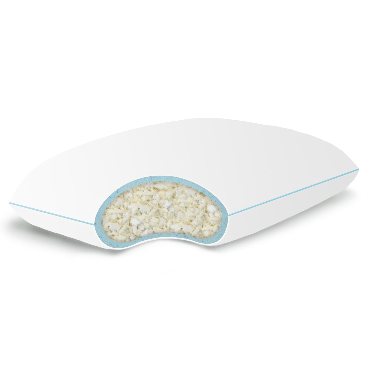 Shop Linenspa Essentials Gel Infused Shredded Memory Foam Pillow