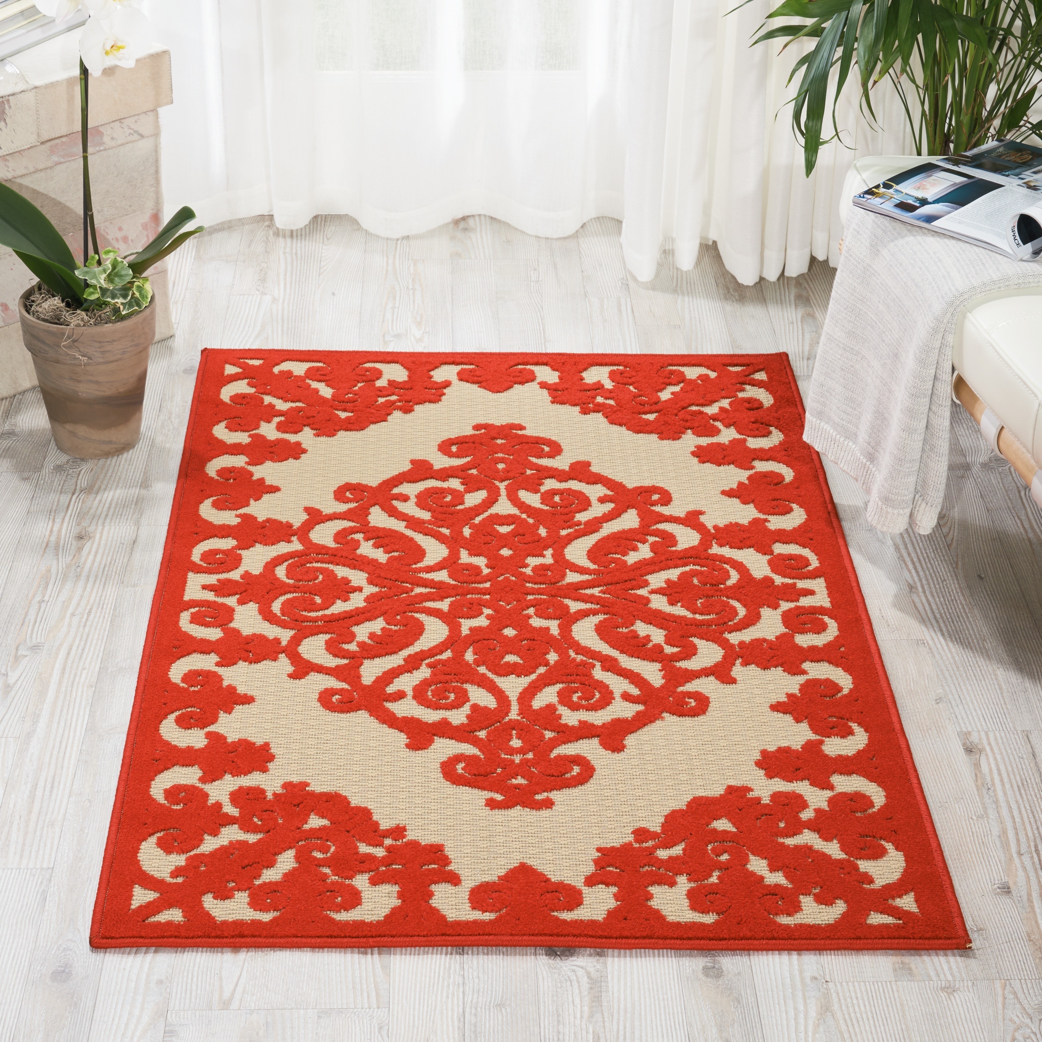 Nourison Aloha Indoor Outdoor Area Rug 3 6 X 5 Free Nourison Aloha Indoor Outdoor Area Rug 3 6 X 5 Free Shipping Today 17366547