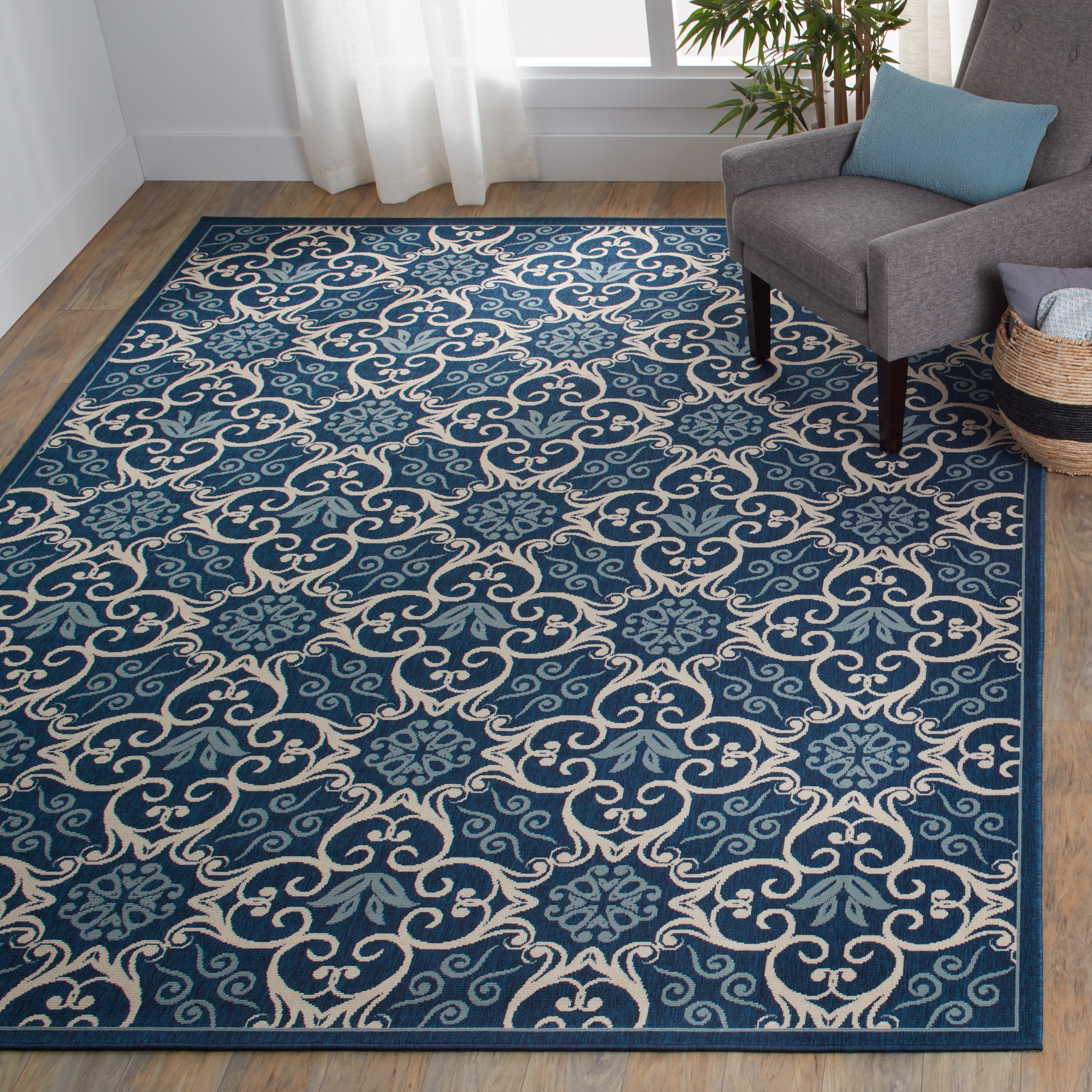 Nourison Caribbean Indoor/ Outdoor Area Rug - 7\'10 x 10\'6 - Free ... Nourison Caribbean Indoor/ Outdoor Area Rug - 7\'10 x 10\'6 - Free ...