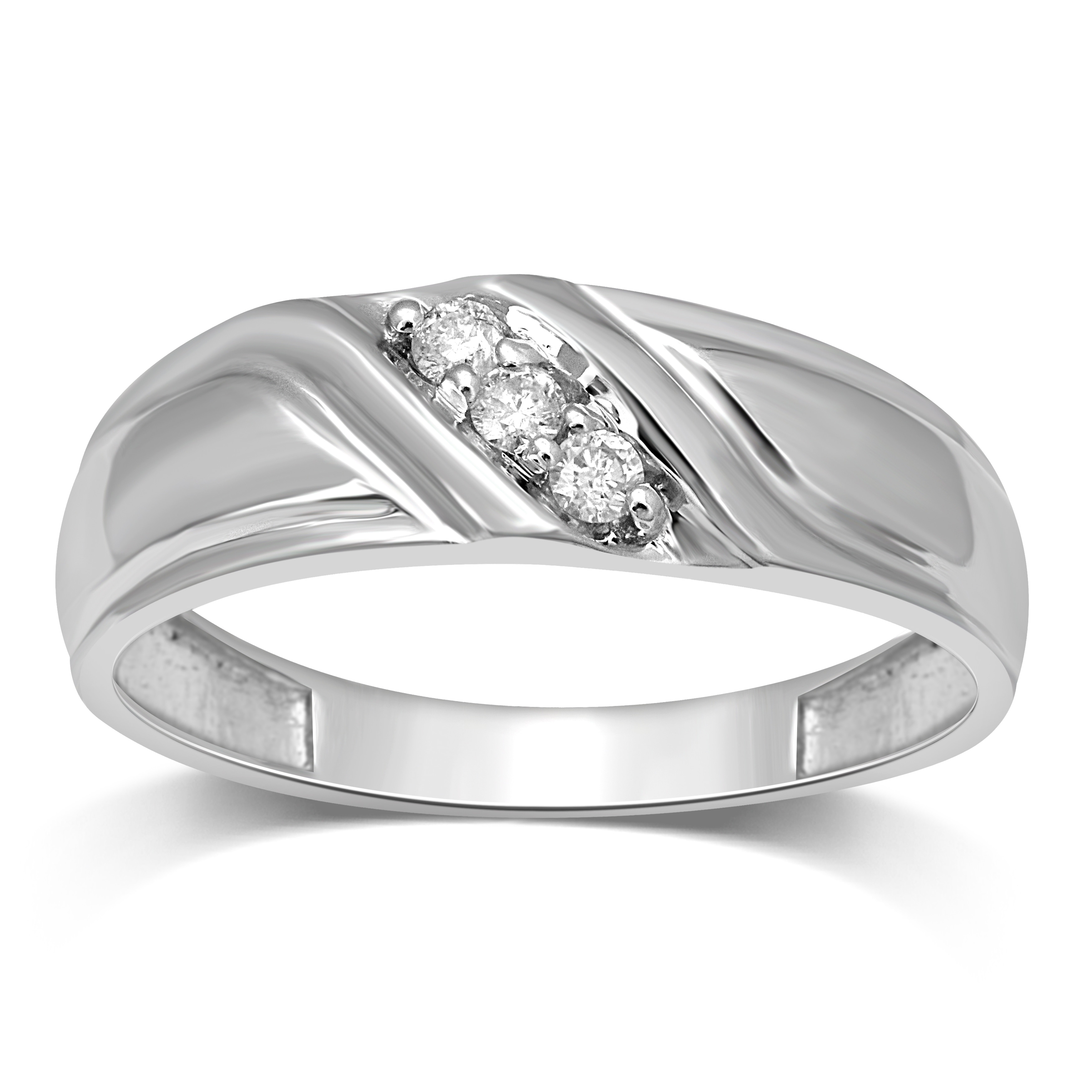 Unending Love Men S 10k Gold 1 10 Ctw Diamond Wedding Band On Unending Love Men S 10k Gold 1 10 Ctw Diamond Wedding Band On Free Shipping Today 10277528