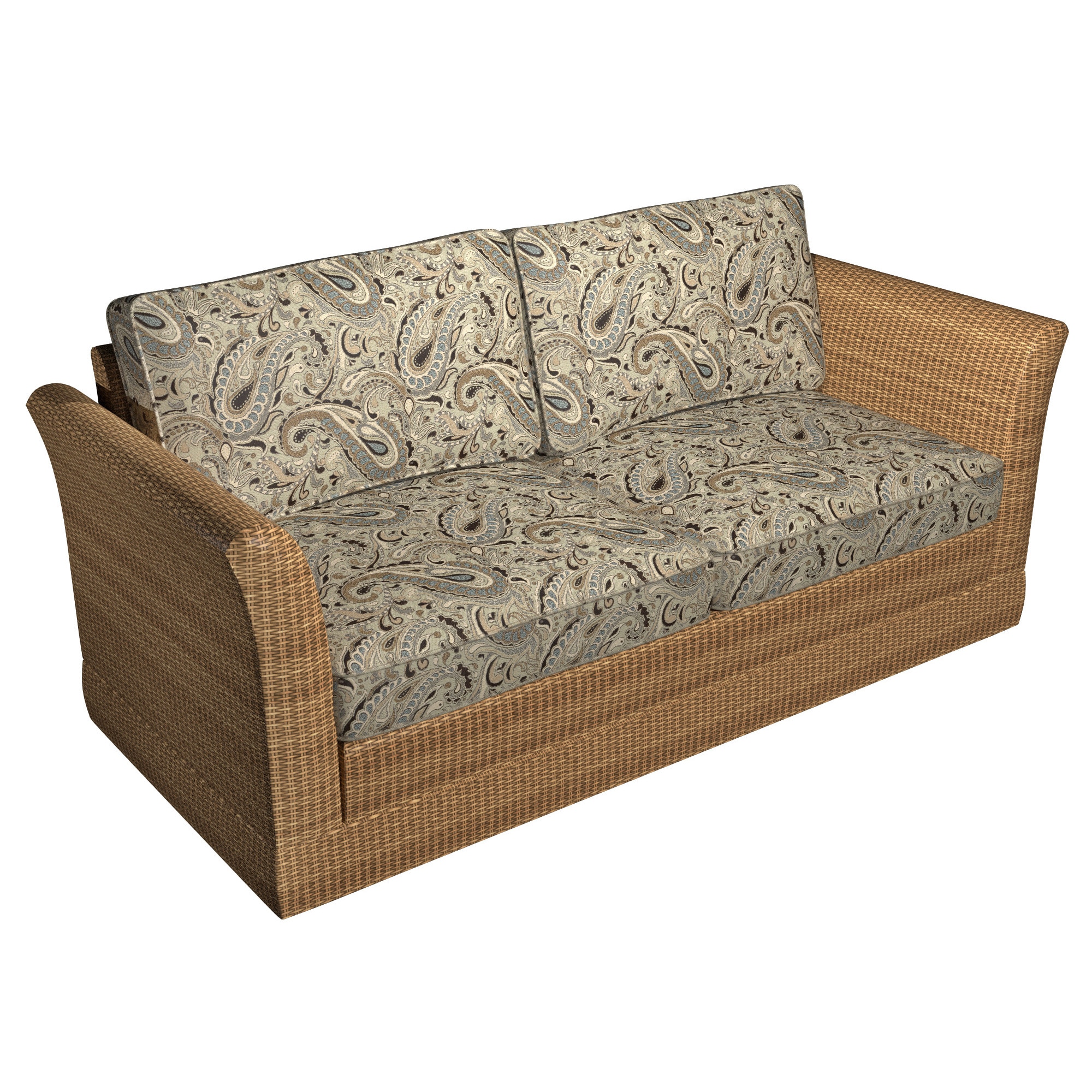 Shop A0110A Brown Blue Tan Paisley Woven Indoor Outdoor Upholstery ... Shop A0110A Brown Blue Tan Paisley Woven Indoor Outdoor Upholstery ...