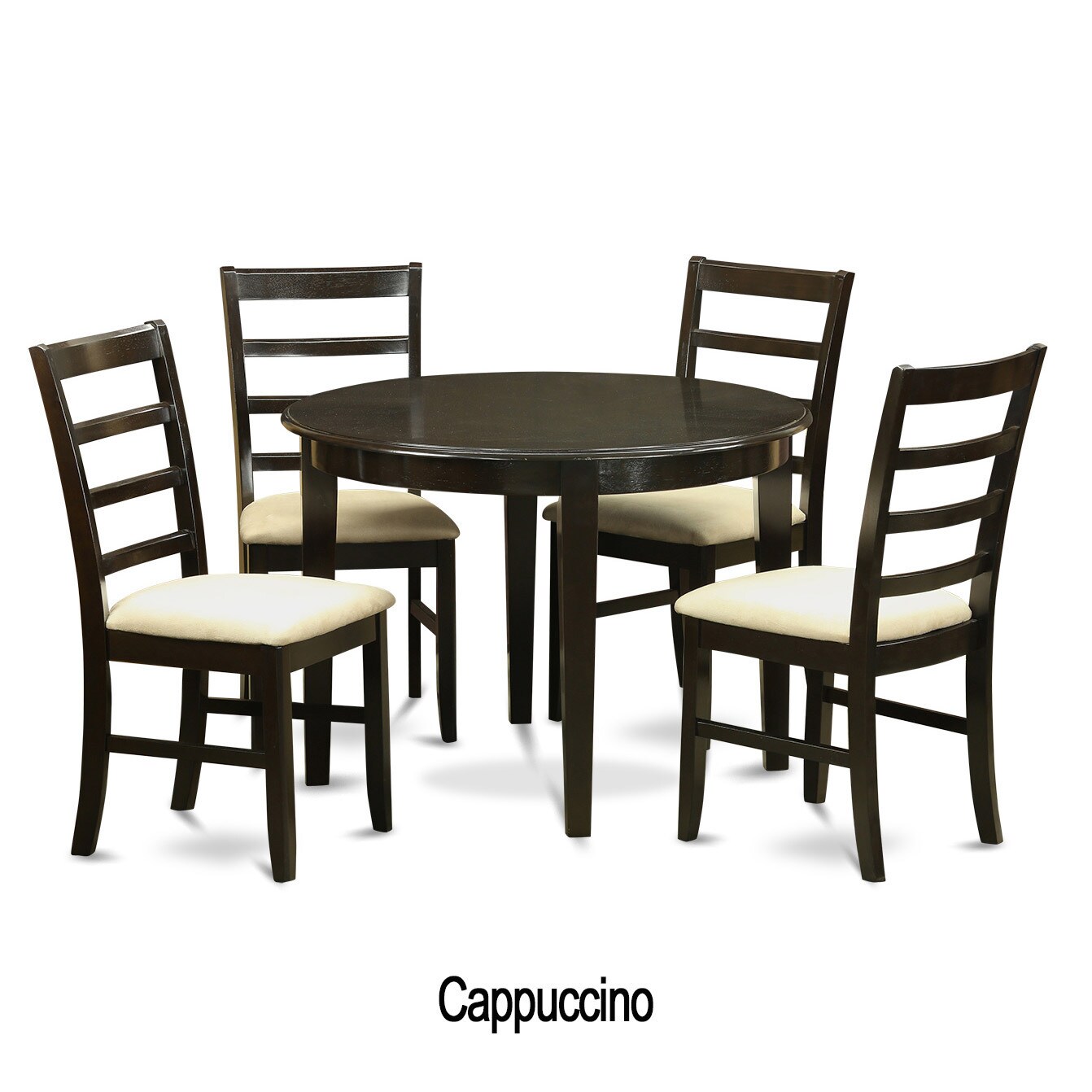 Shop 5 Piece Small Round Kitchen Table And 4 Dining Chairs Free