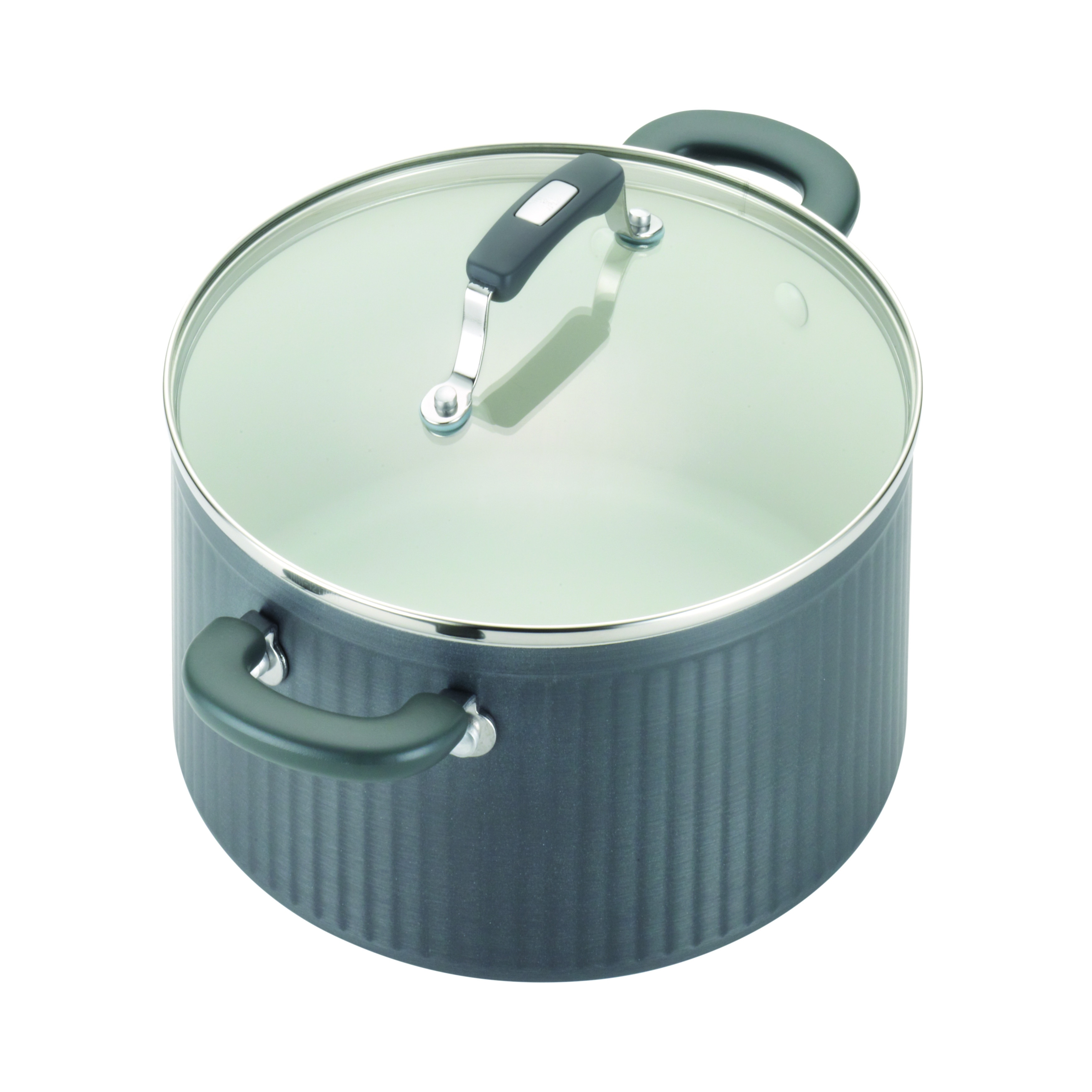 Paula Deen Savannah Collection Hard Anodized Nonstick 10 Piece Paula Deen Savannah Collection Hard Anodized Nonstick 10 Piece Cookware Set Gray Free Shipping Today 17422222