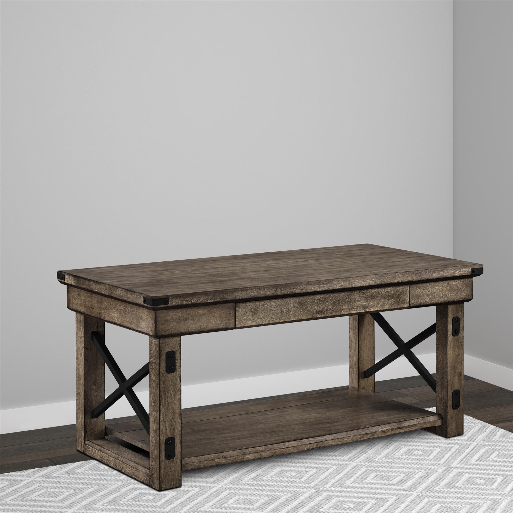 Avenue Greene Woodgate Rustic Grey Wood Veneer Coffee Table Avenue Greene Woodgate Rustic Grey Wood Veneer Coffee Table Free Shipping Today 20186939