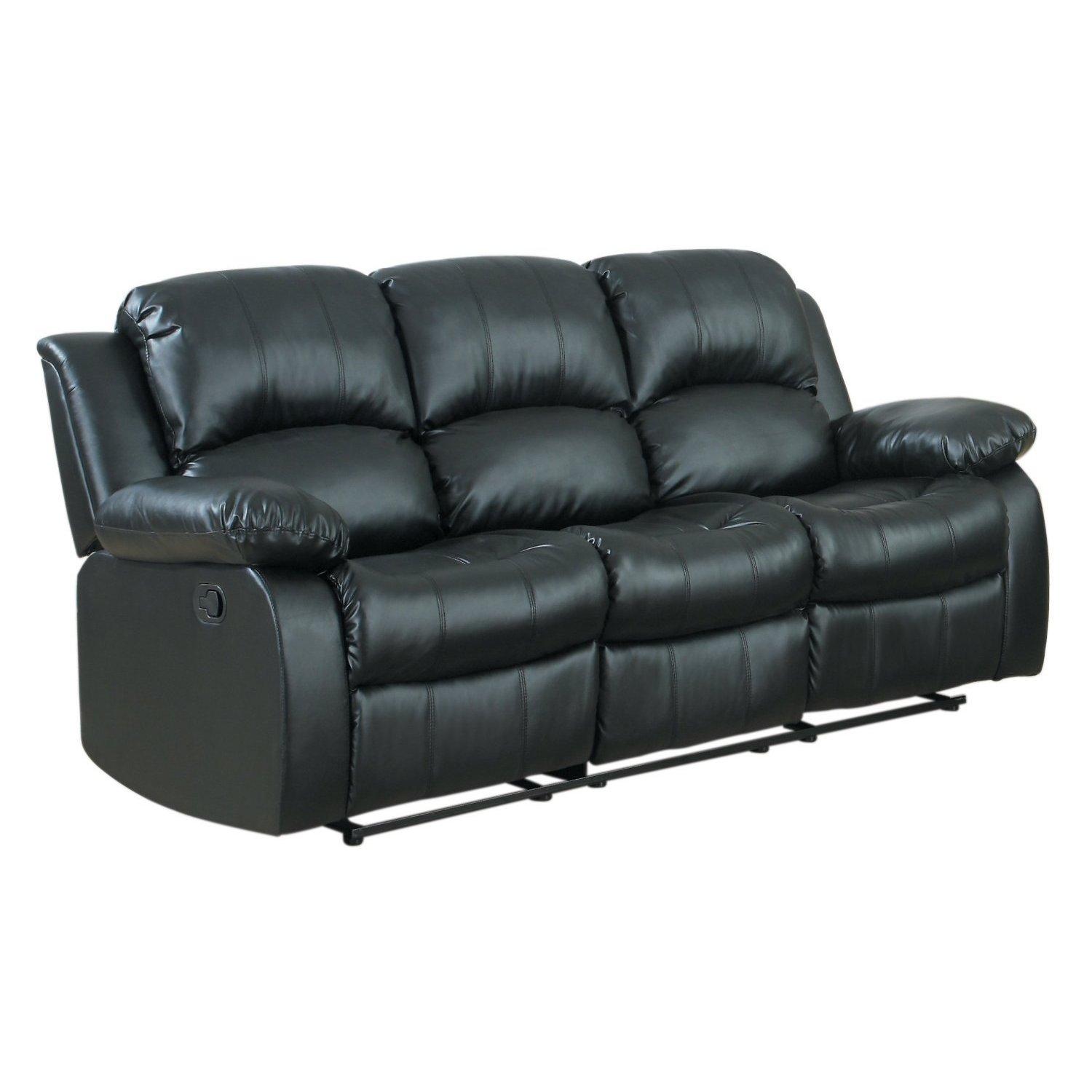 3 Seat Double Recliner Bonded Leather Sofa Free Shipping 3 Seat Double Recliner Bonded Leather Sofa Free Shipping Today 10324295