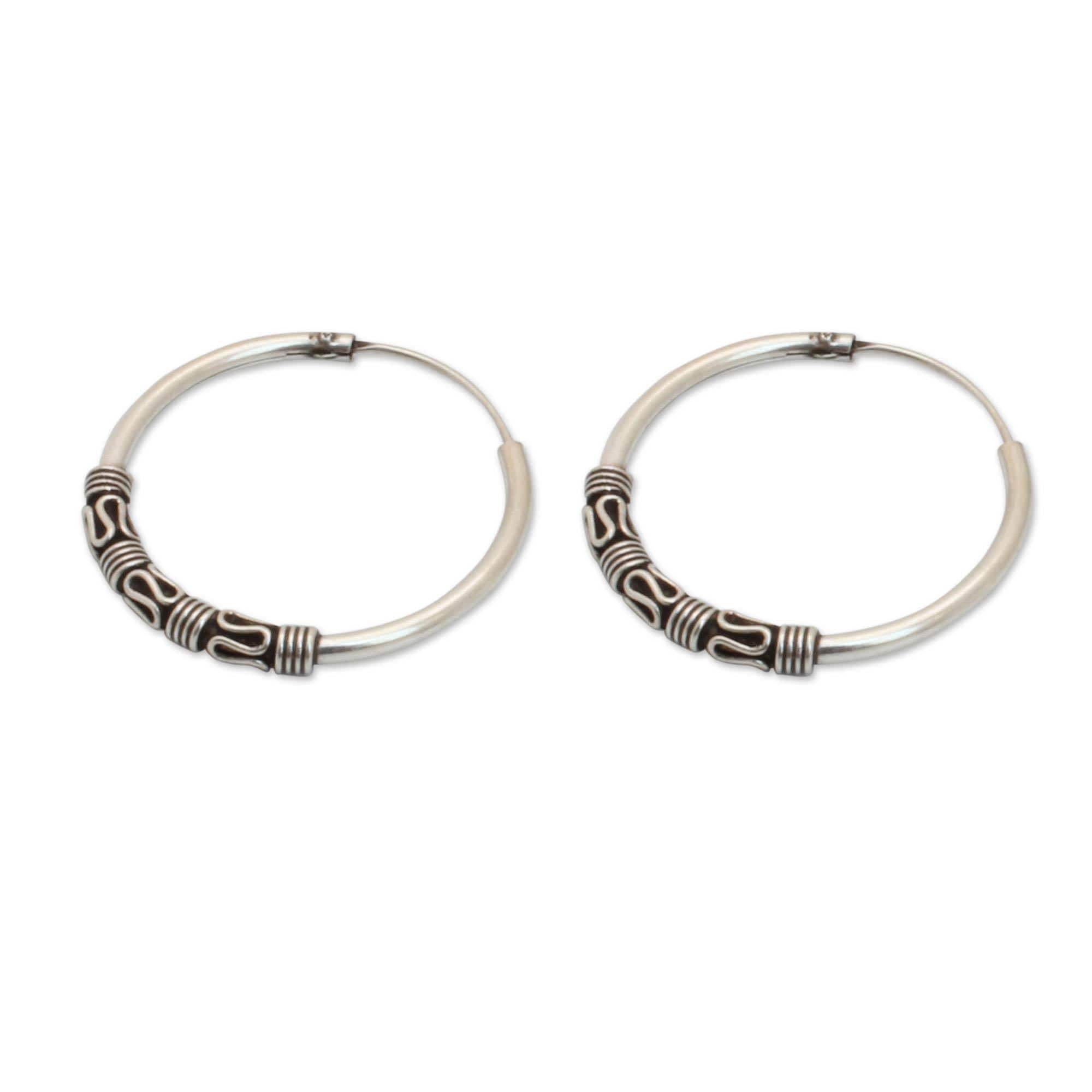 Handmade Sterling Silver Traditional Thai Earrings Thailand Handmade Sterling Silver Traditional Thai Earrings Thailand On Free Shipping Orders Over 45 10332096