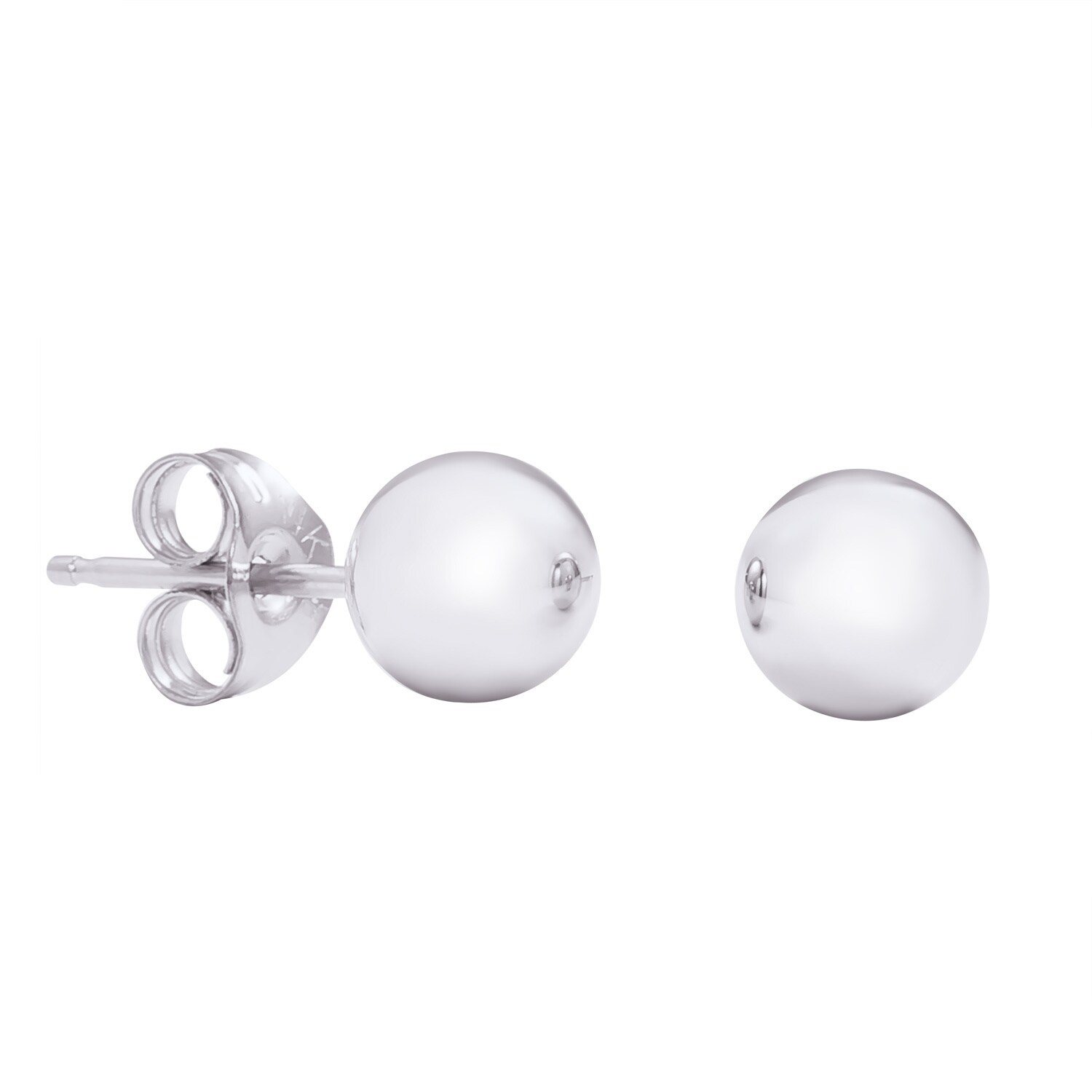 Pori 14k White Gold 3mm Ball Stud Earrings On Free Pori 14k White Gold 3mm Ball Stud Earrings On Free Shipping Orders Over 45 10337835