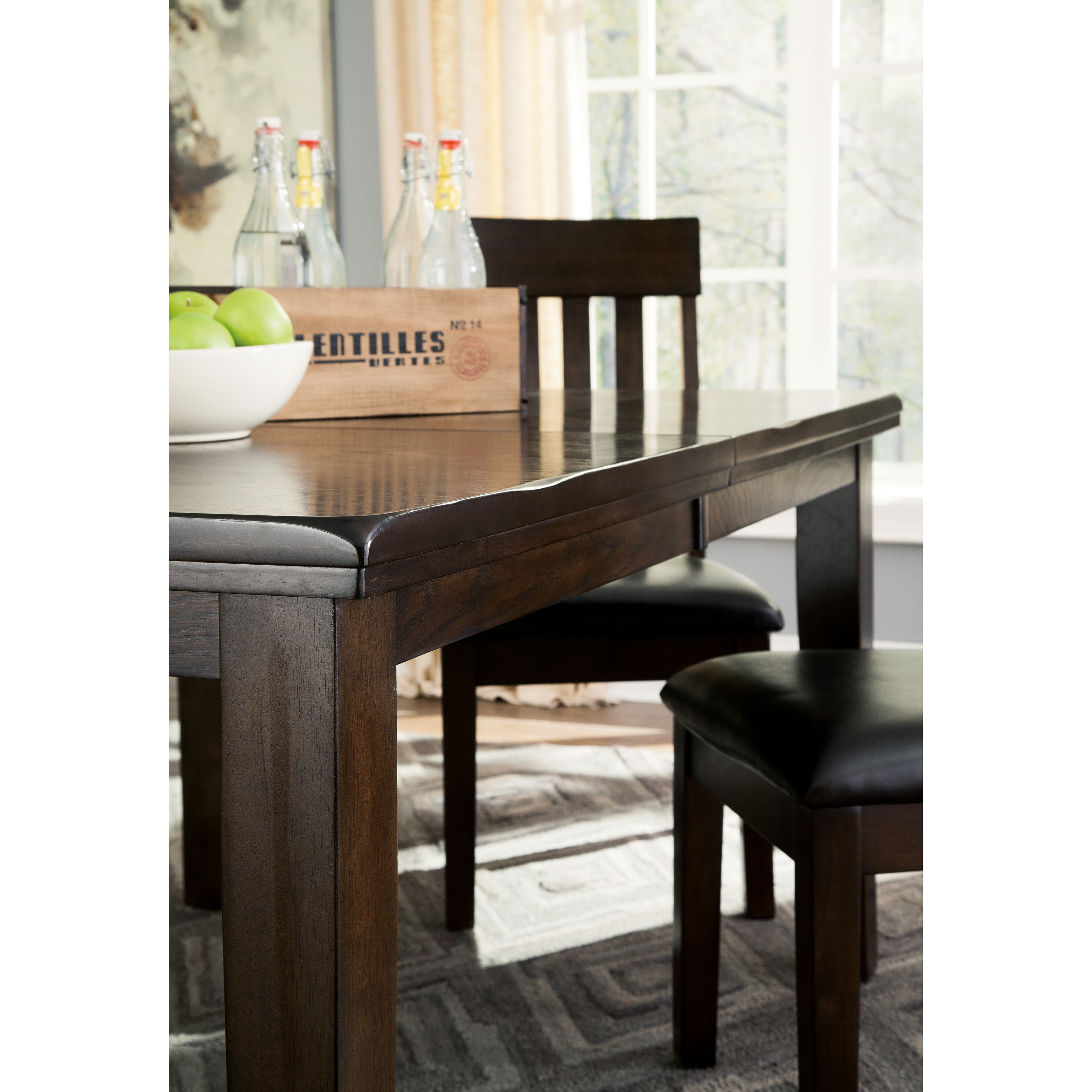 Unique Dark Brown Dining Table shop signature design by ashley haddigan dark brown dining table free shipping today overstock 10357547