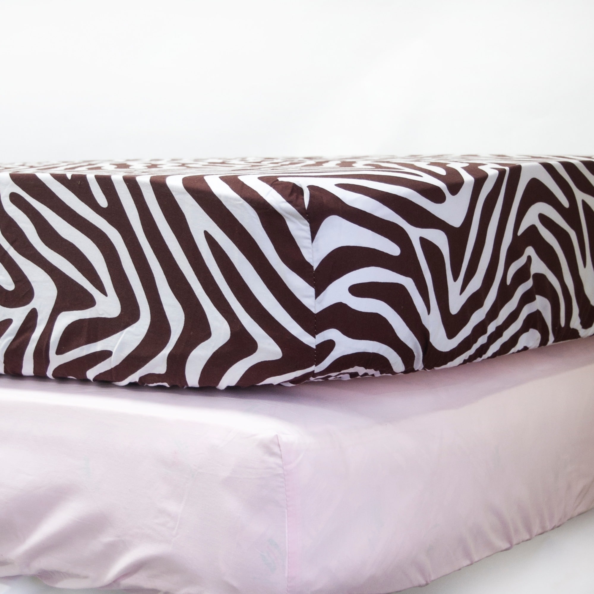 zebra crib sheet