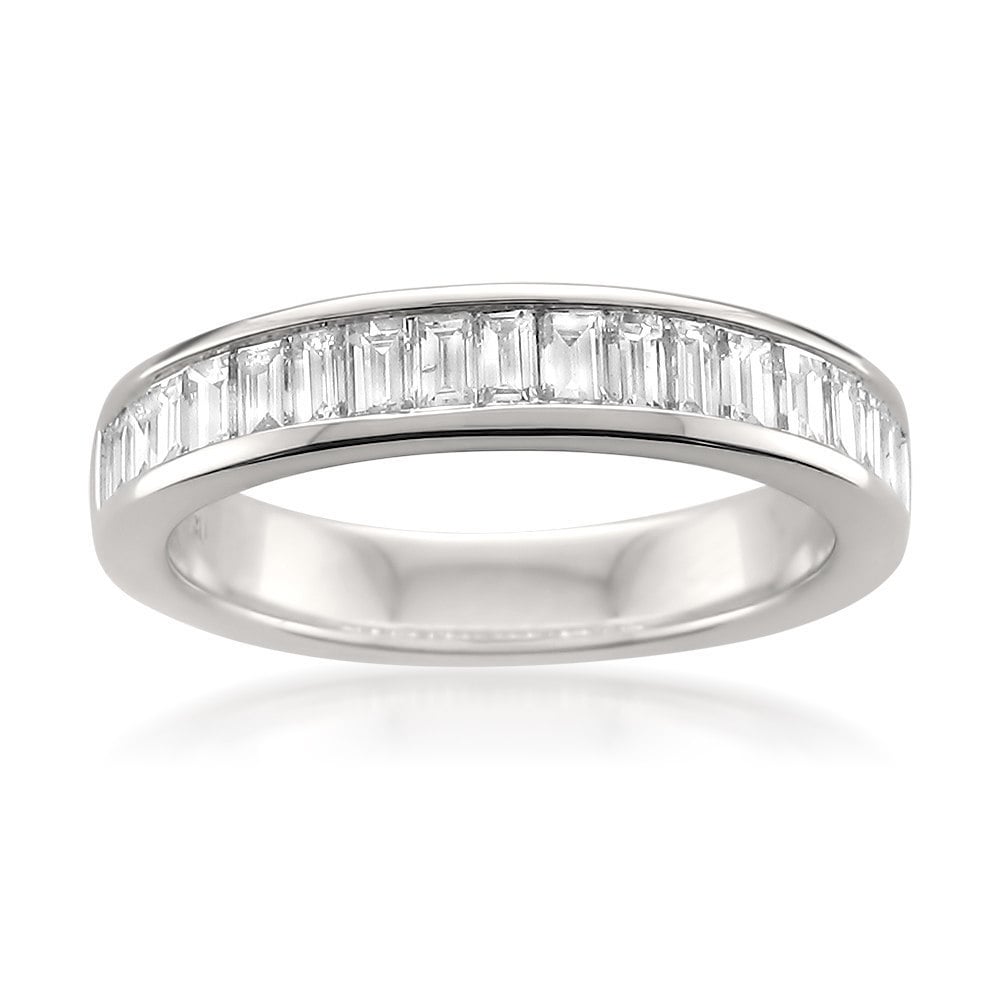 Montebello 14k White Gold 1ct Tdw Baguette Cut Diamond Wedding Montebello 14k White Gold 1ct Tdw Baguette Cut Diamond Wedding Band Free Shipping Today 10389936