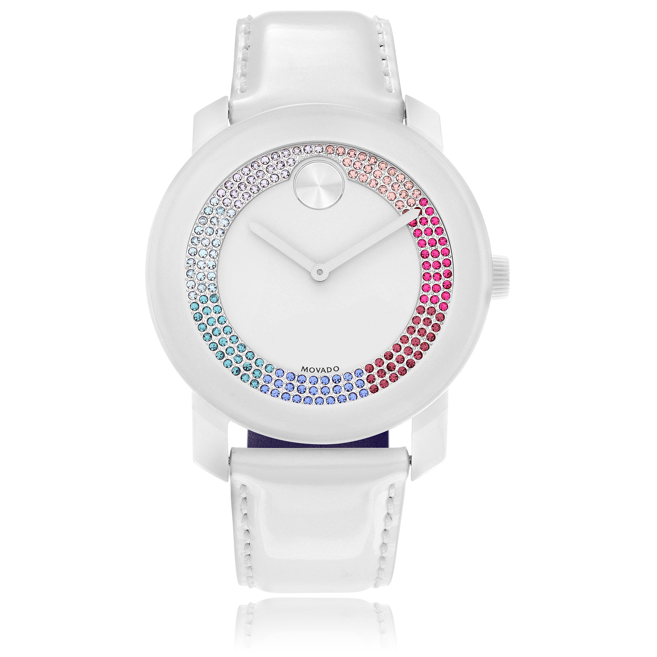 all white movado watch