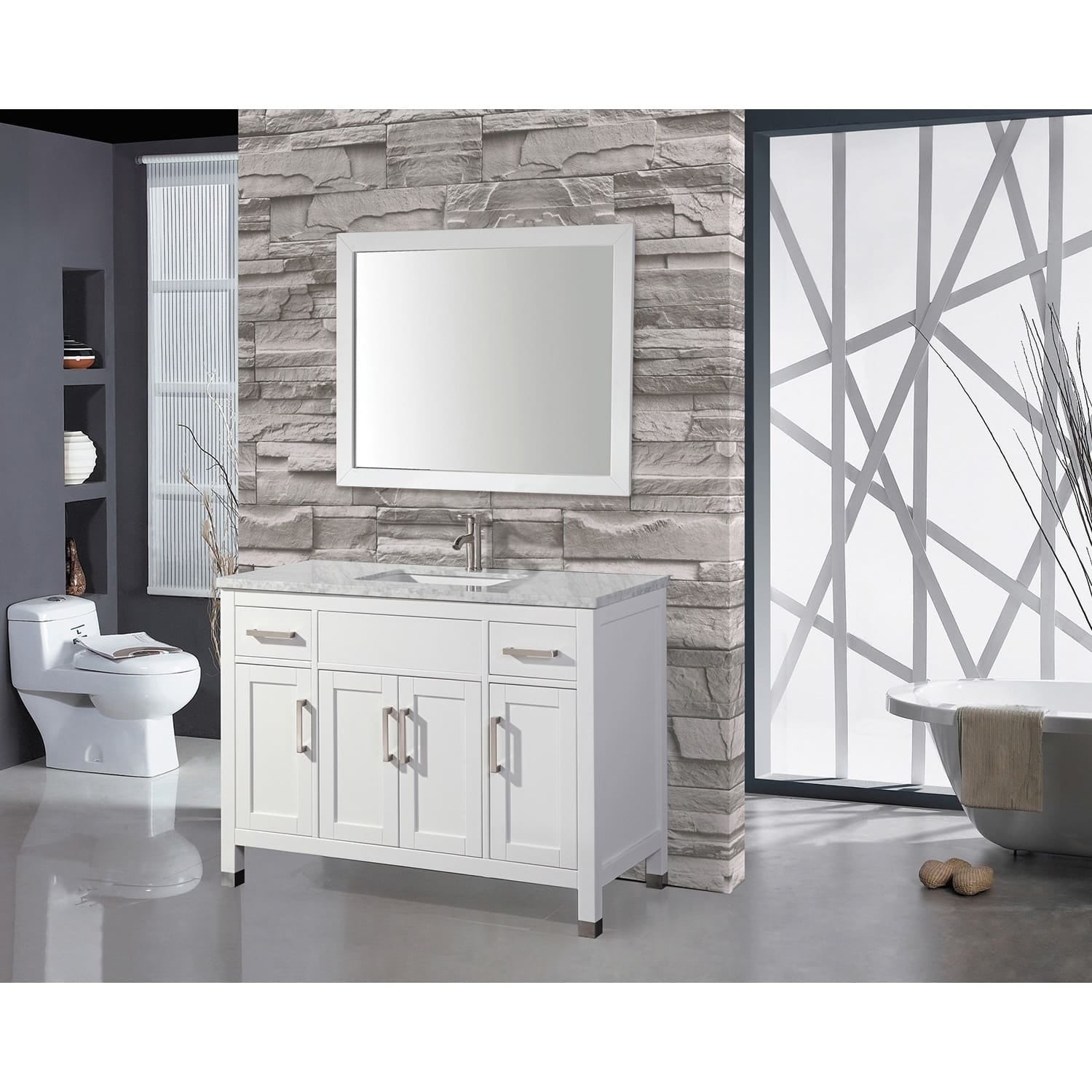 Mtd Vanities Ricca 60 Inch Single Sink Bathroom Vanity Set With Mtd Vanities Ricca 60 Inch Single Sink Bathroom Vanity Set With Free Mirror And Faucet Shipping Today 10428047