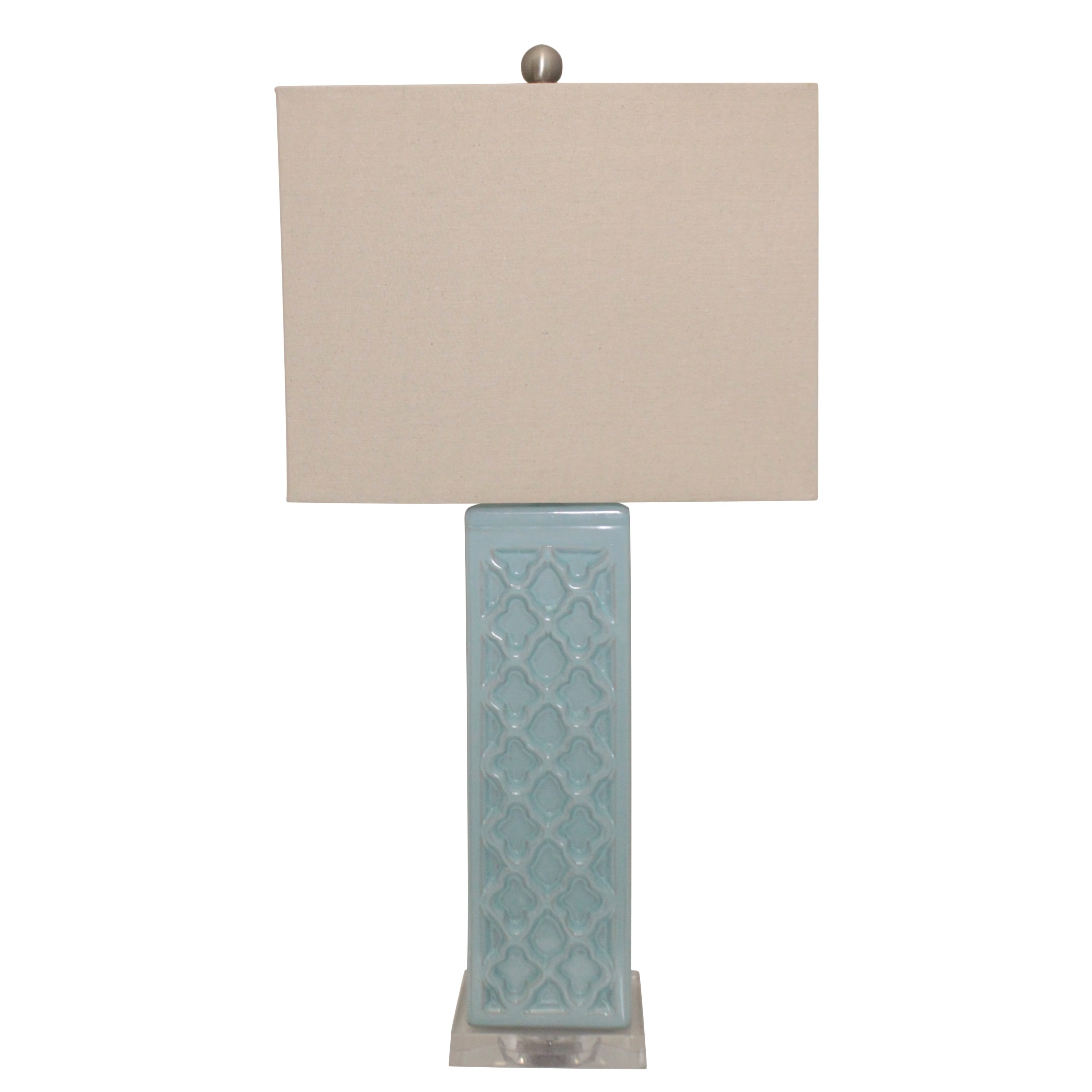 Rectangular Blue Trellis Ceramic Table Lamps (Set of 2) - Free ... Rectangular Blue Trellis Ceramic Table Lamps (Set of 2) - Free ...