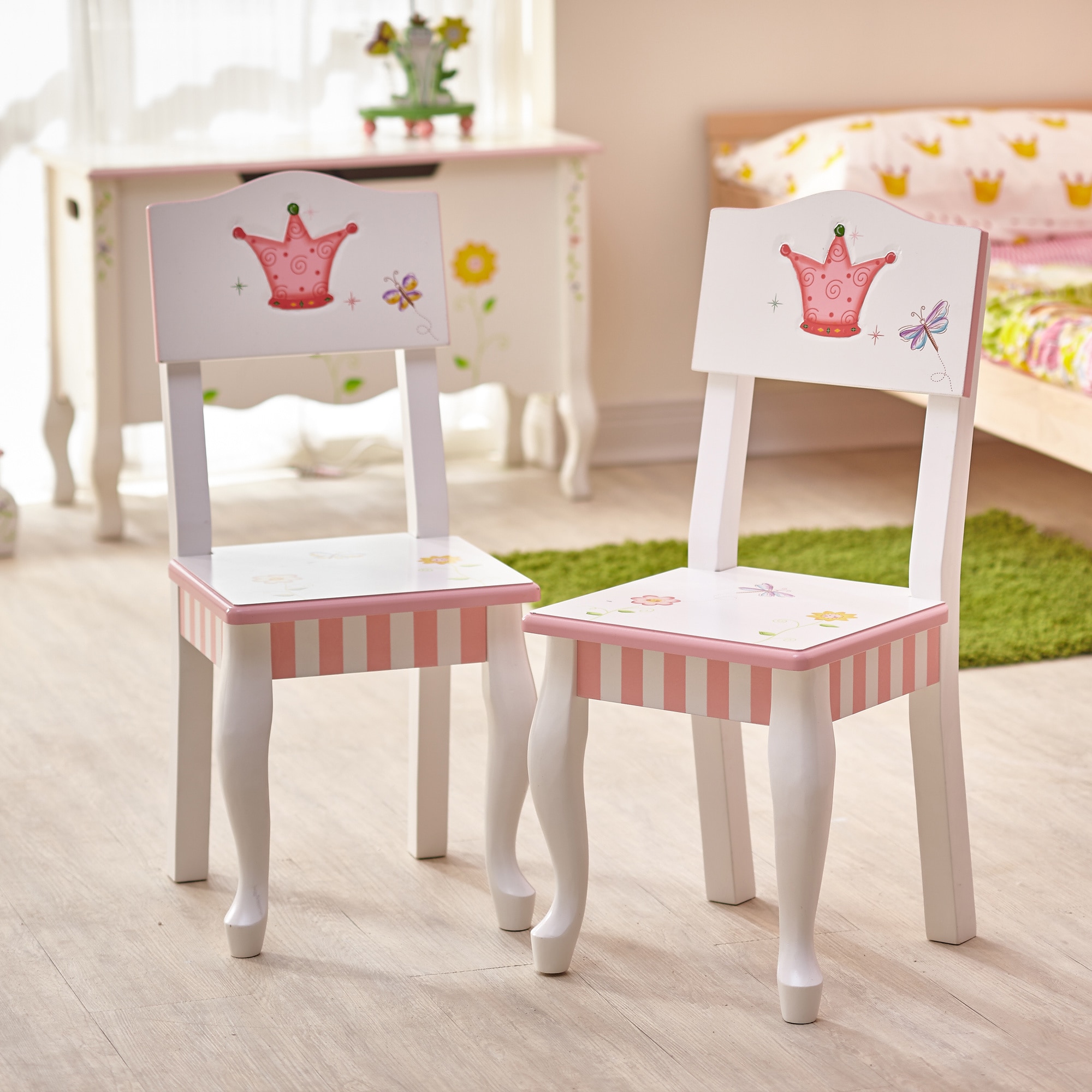Fantasy Fields Princess and Frog 3-piece Kid\'s Table Set Fantasy Fields Princess and Frog 3-piece Kid\'s Table Set