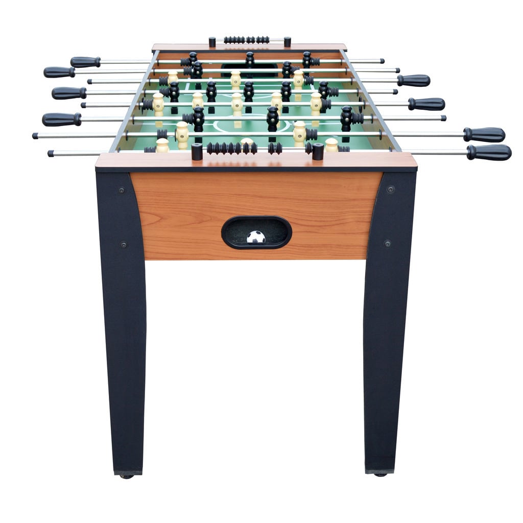 Hurricane 54 Inch Foosball Table For Family Game Rooms With Light Cherry Finish