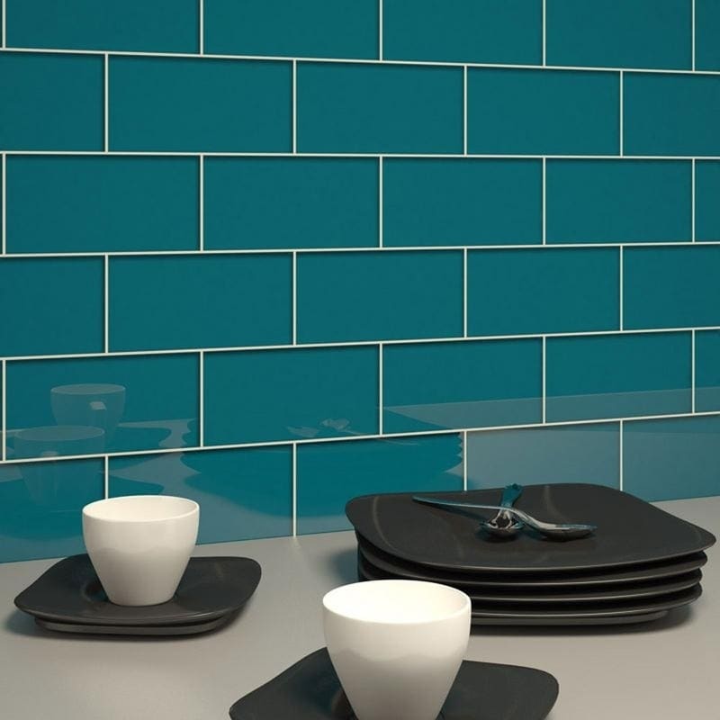 Dark Teal Subway 5 Square Foot Tiles 44 Pieces Per Unit Dark Teal Subway 5 Square Foot Tiles 44 Pieces Per Unit Free Shipping On Orders Over 45 10518274