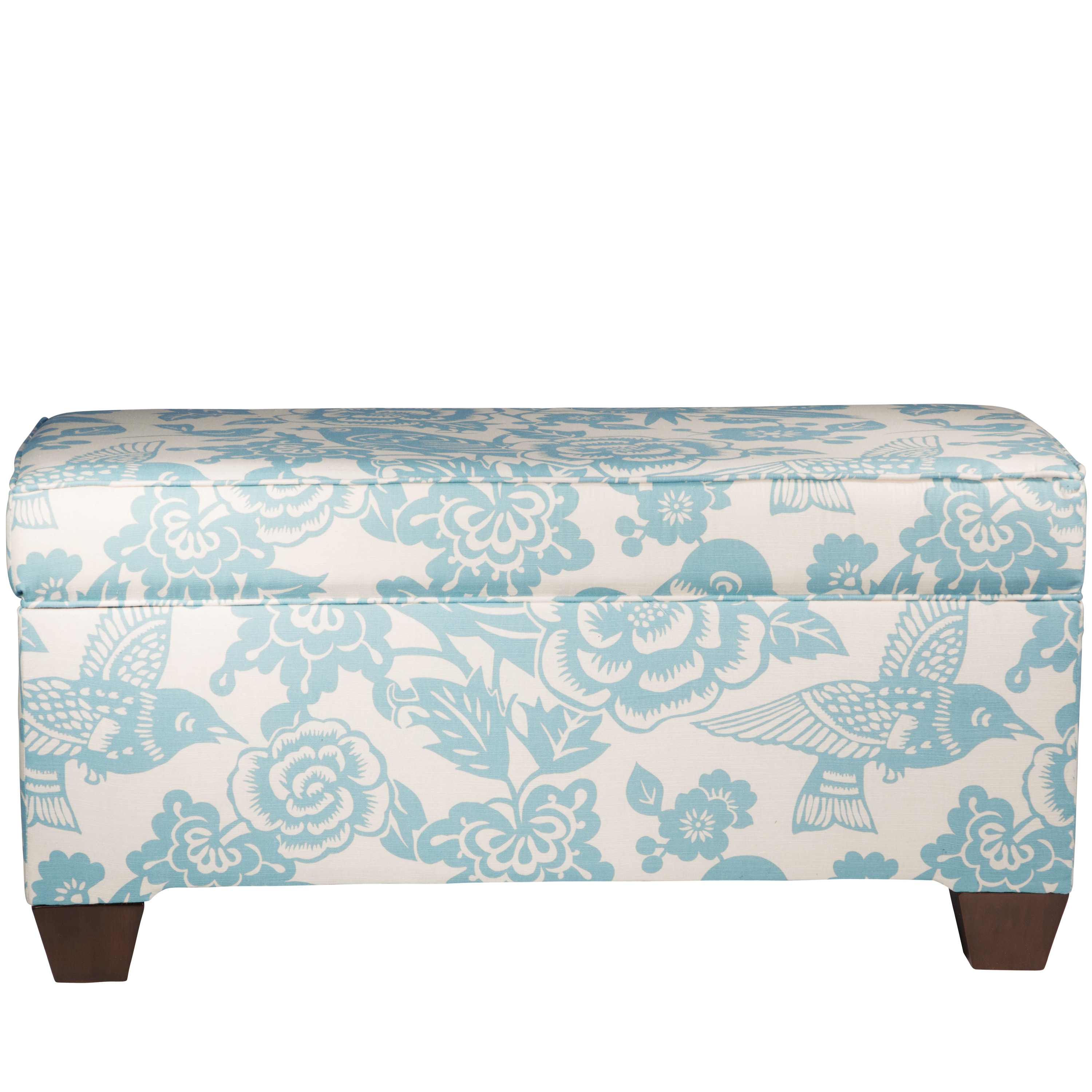 Skyline Furniture Storage Bench In Canary Robin Free Shipping