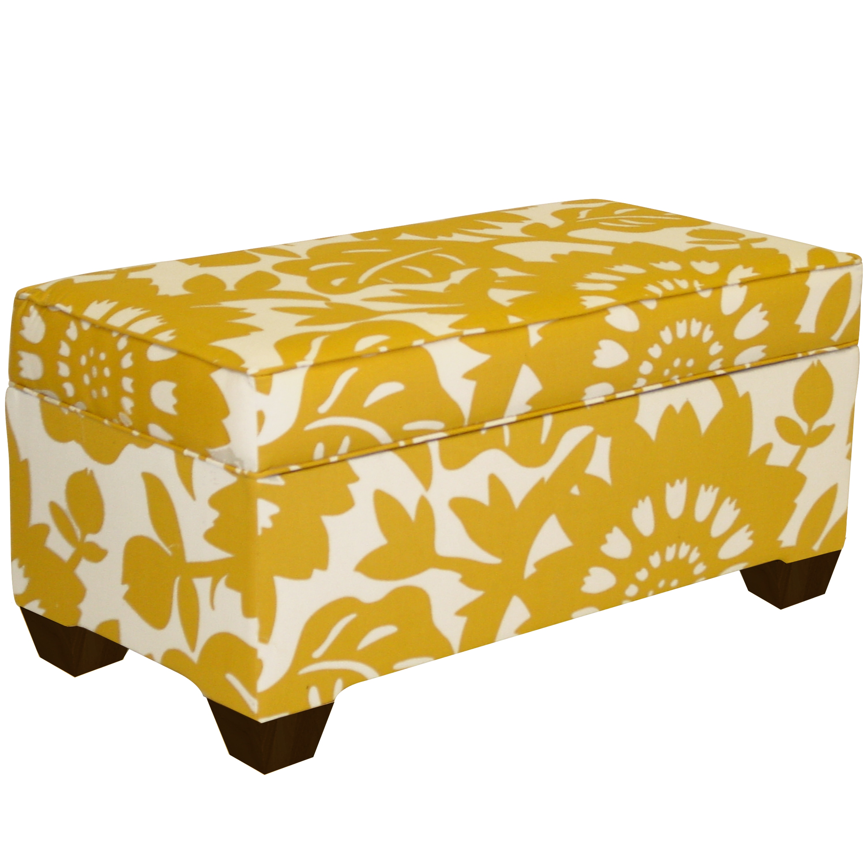 Skyline Furniture Storage Bench In Gerber Sungold Free Shipping