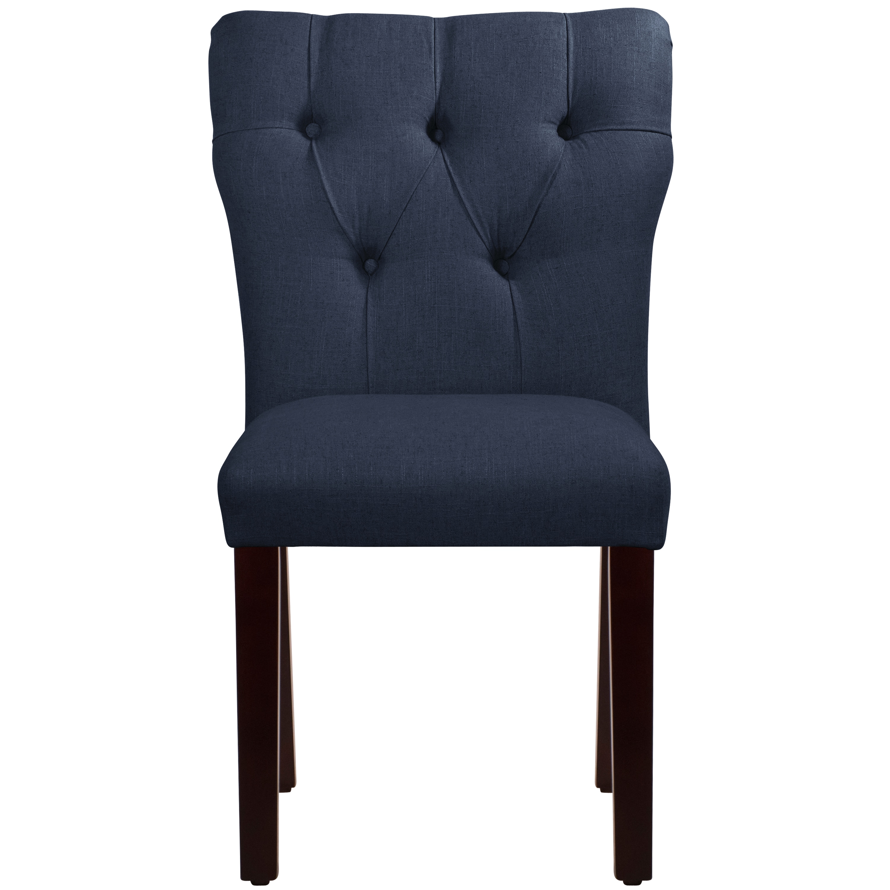 Skyline Furniture Tufted Hourgl Dining Chair In Linen Navy Skyline Furniture Tufted Hourgl Dining Chair In Linen Navy Free Shipping Today 10534647