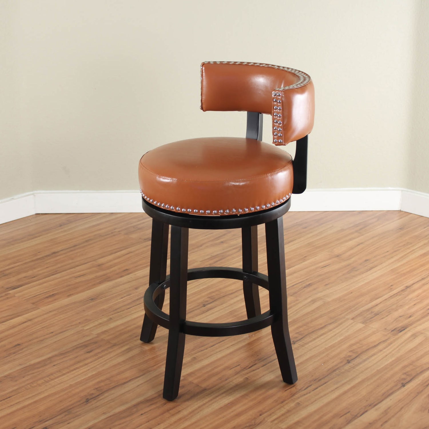 Mossoro Swivel Leather Counter Stool On Free Shipping Mossoro Swivel Leather Counter Stool On Free Shipping Today 10536034