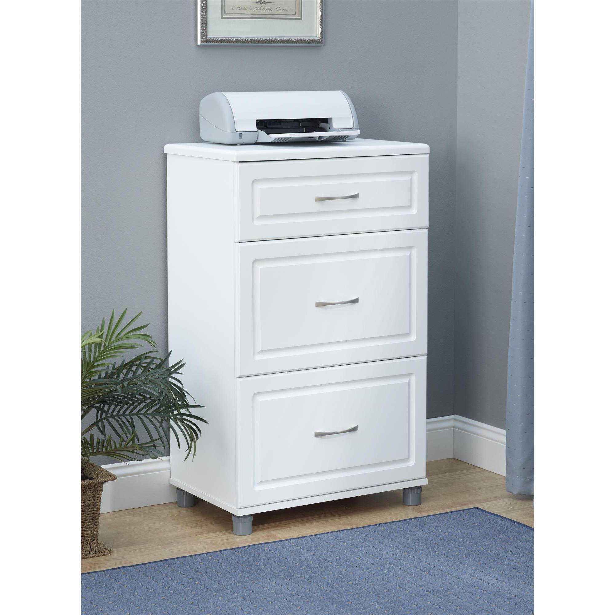 Systembuild White Kendall 24 Inch 3 Drawer Base Cabinet Free Systembuild White Kendall 24 Inch 3 Drawer Base Cabinet