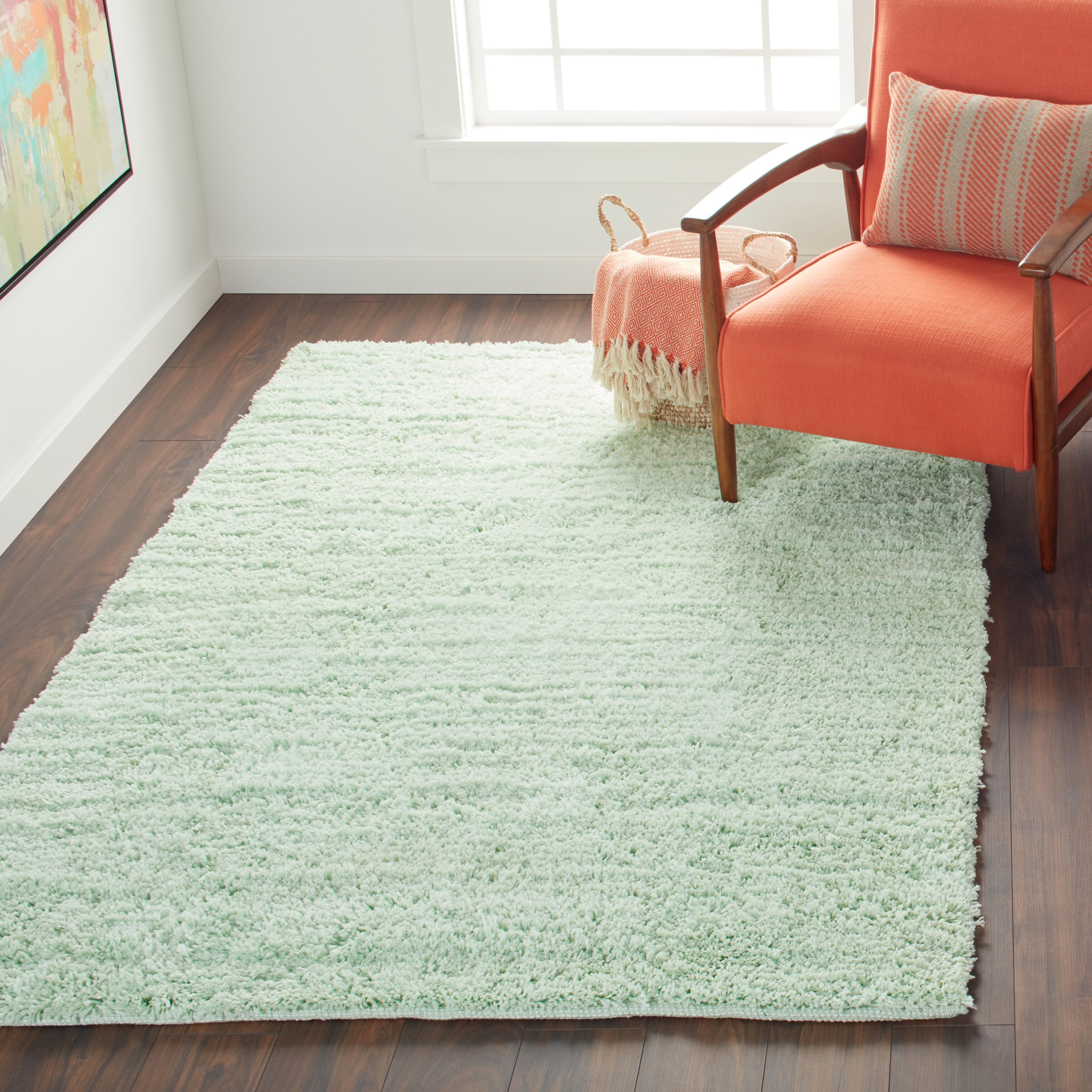Audew Shaggy Anti-skid Carpets Rugs Floor Mat/Cover 80x120cm (. Source ·