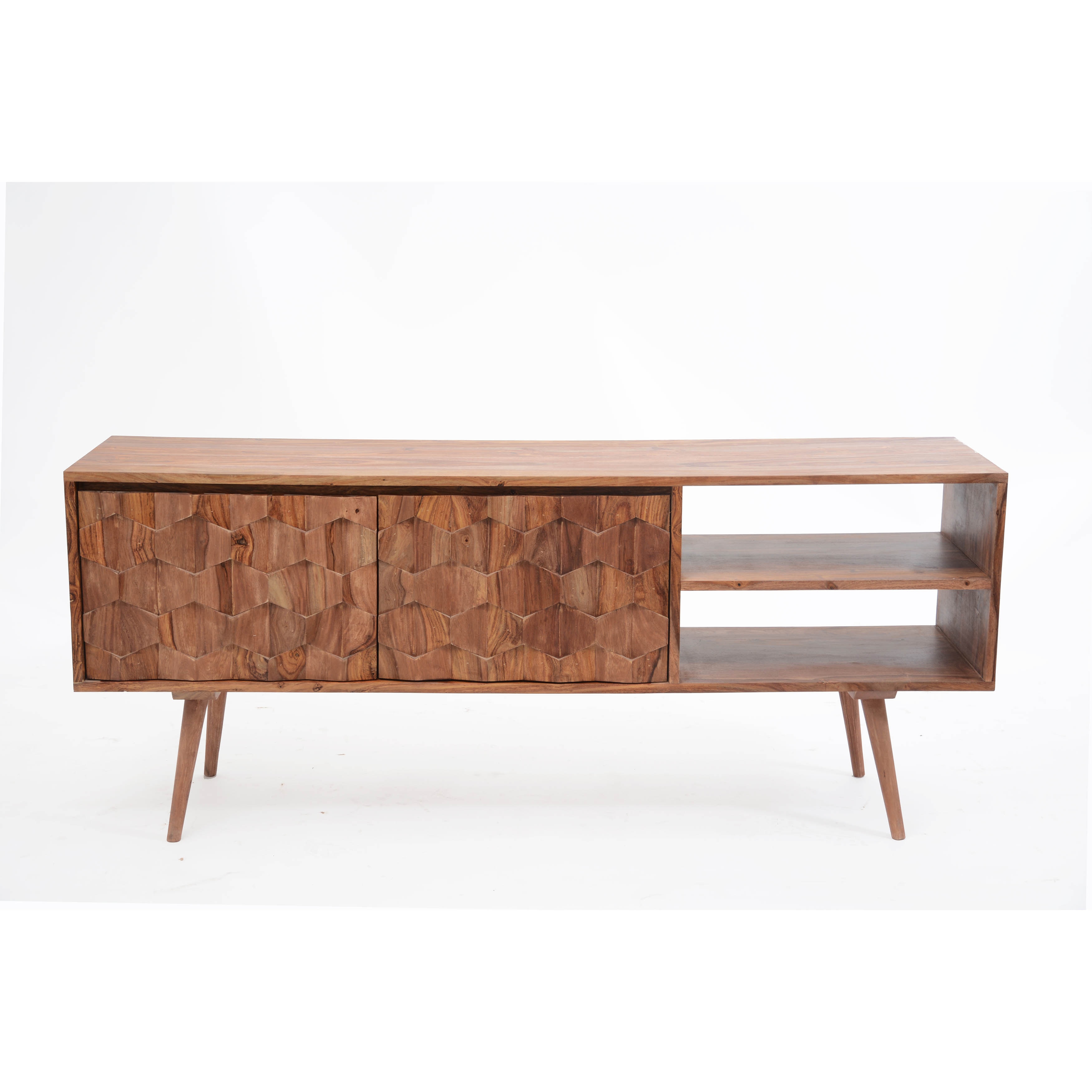 Shop aurelle home mid century modern tv media console on sale free shipping today overstock com 10583791