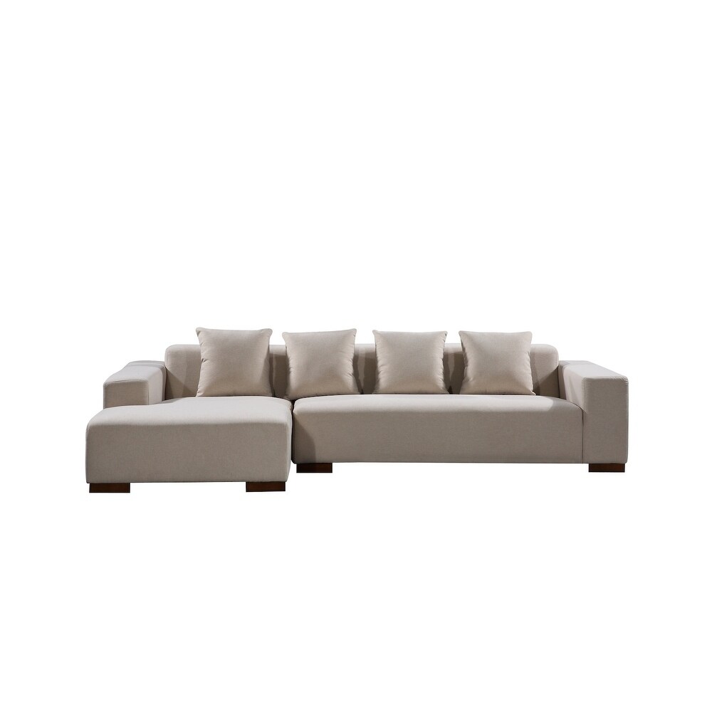 Modern Fabric Sectional Sofa Lyon On Free Shipping Modern Fabric Sectional Sofa Lyon On Free Shipping Today 10591960