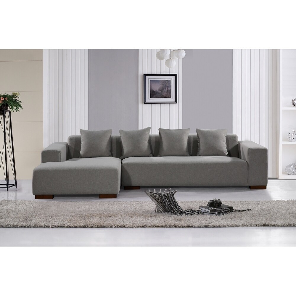 Modern Fabric Sectional Sofa Lyon On Free Shipping Modern Fabric Sectional Sofa Lyon On Free Shipping Today 10591960