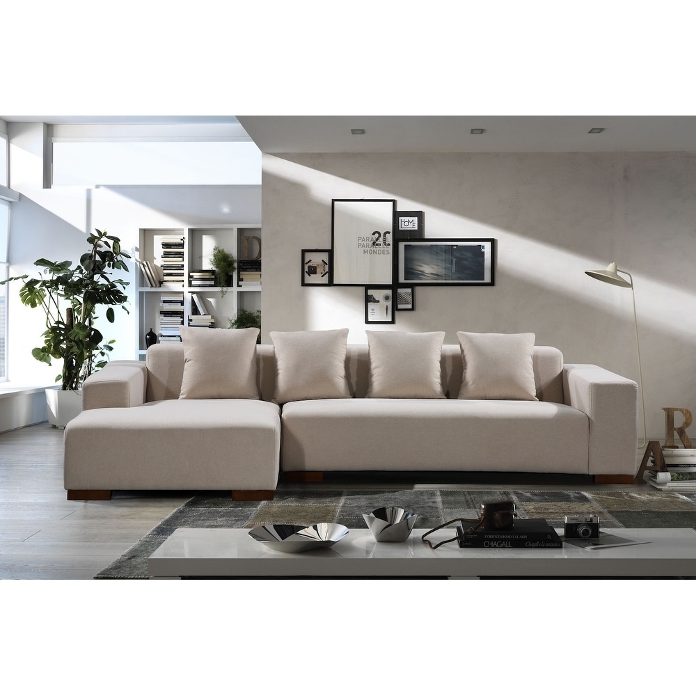 Modern Fabric Sectional Sofa Lyon On Free Shipping Modern Fabric Sectional Sofa Lyon On Free Shipping Today 10591960