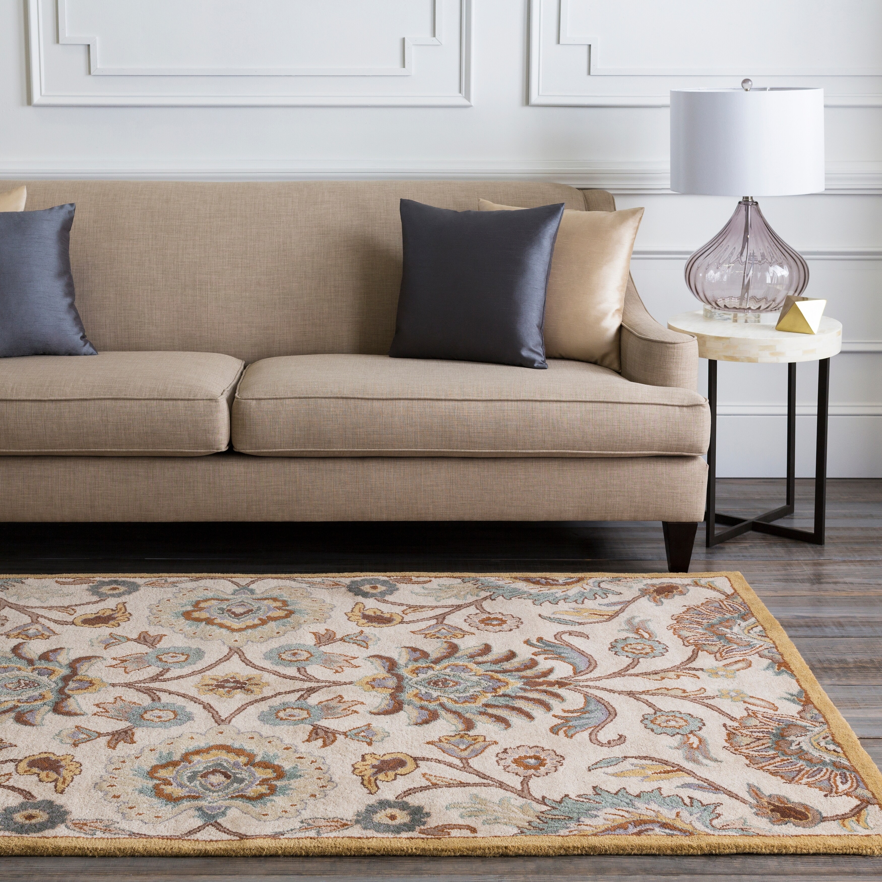 Shop Hand Tufted Patchway Wool Area Rug 9 X 12 On Sale Free