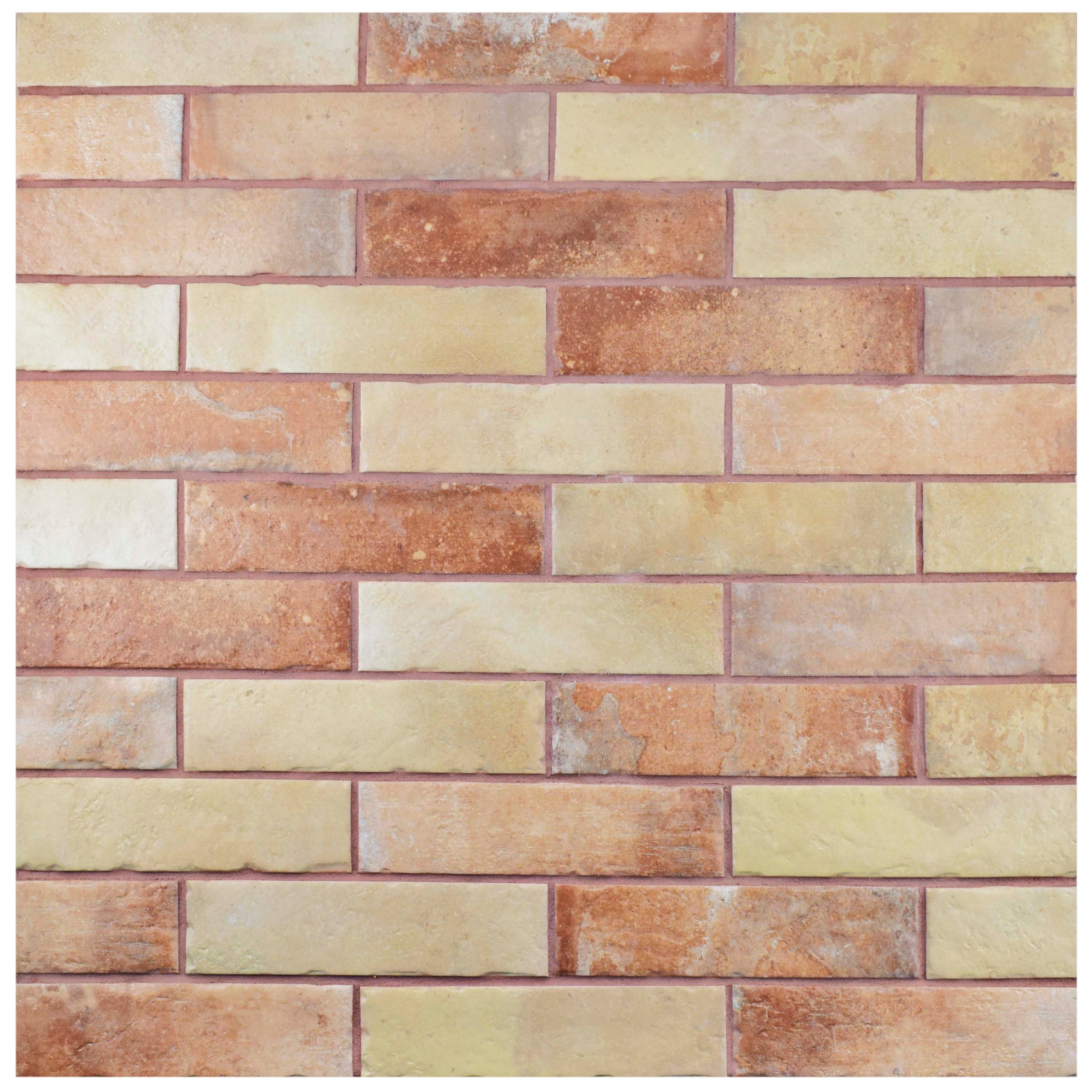Somertile 2 5x10 Inch Suffolk Brick North East Porcelain Floor Somertile 2 5x10 Inch Suffolk Brick North East Porcelain Floor And Wall Tile 27 Tiles 5 29 Sqft Free Shipping On Orders Over 45