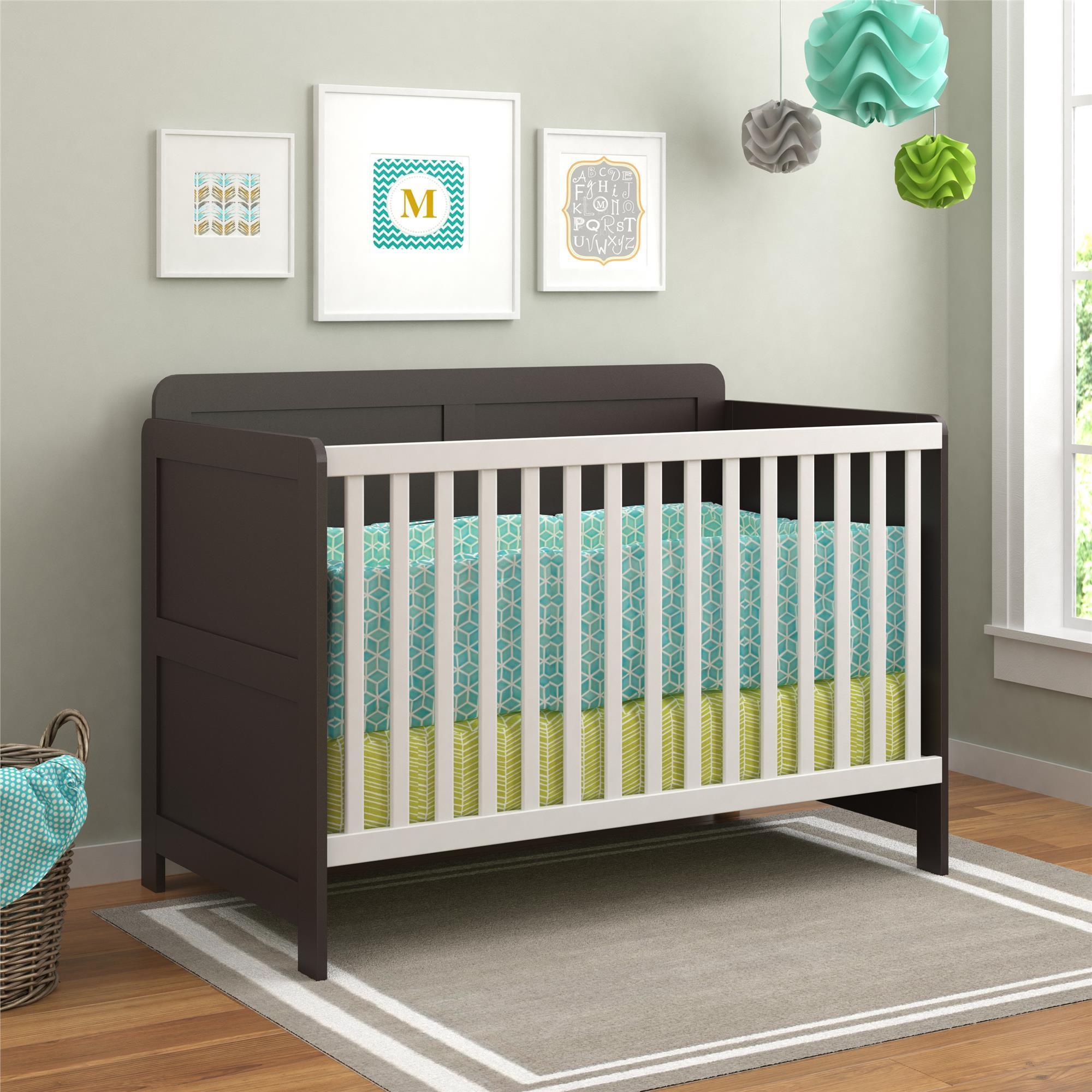 Altra Willow Lake Espresso And White Crib By Cosco Overstock 10703832