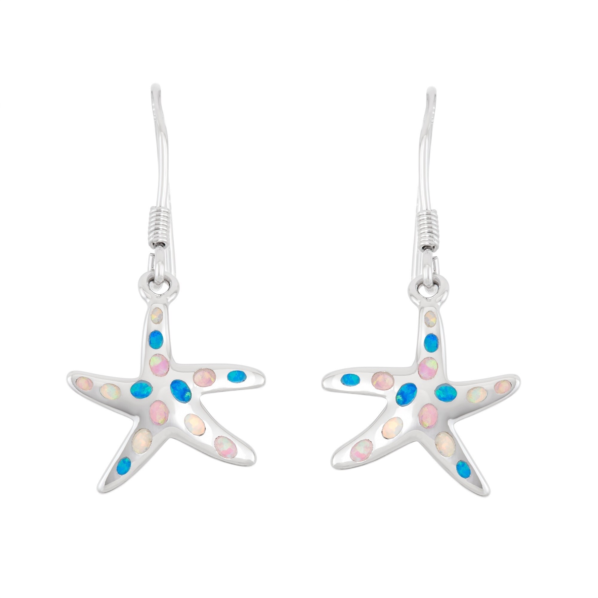 La Preciosa Sterling Silver Multi Colored Opal Starfish Dangle La Preciosa Sterling Silver Multi Colored Opal Starfish Dangle Earrings On Free Shipping Orders Over 45 10735503