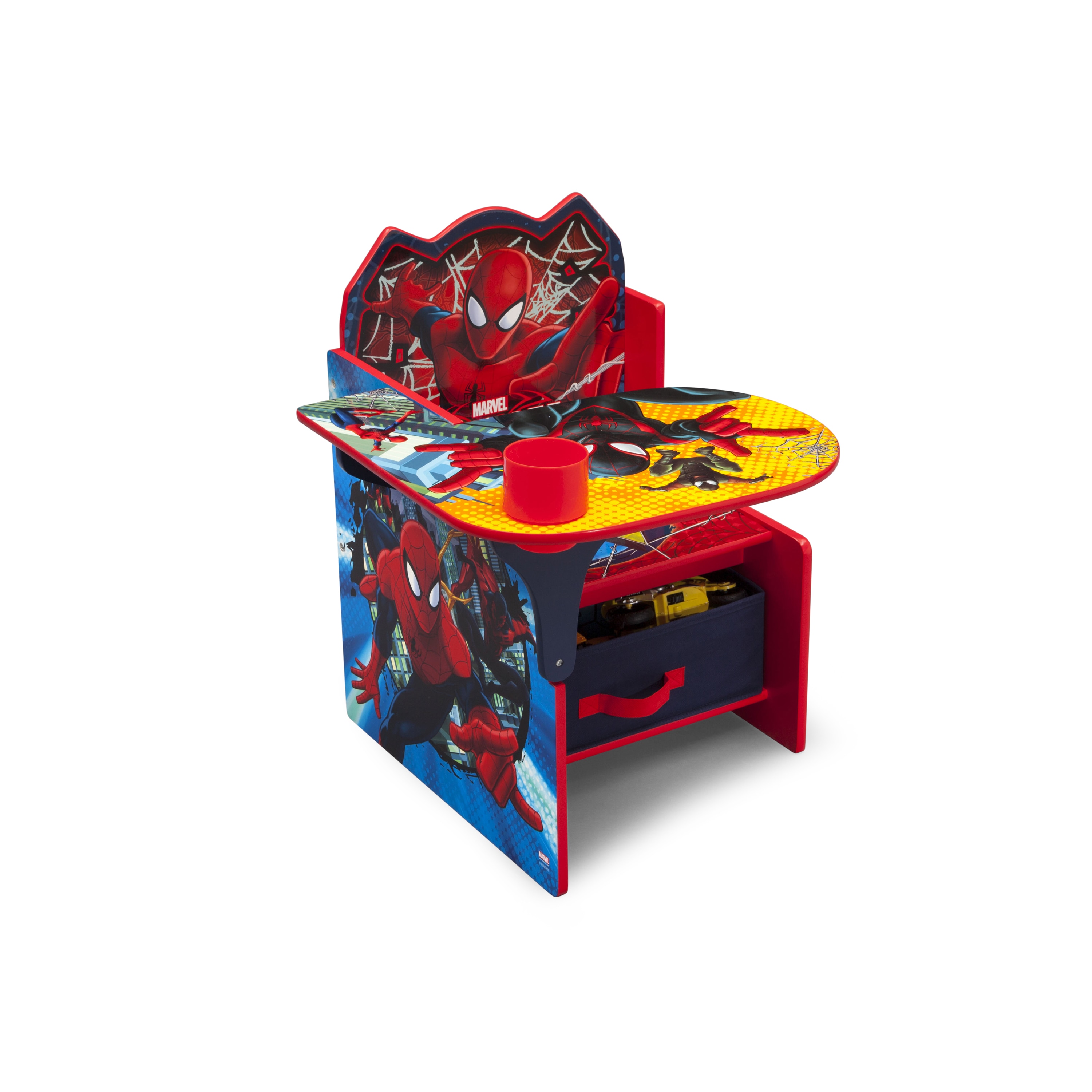 Shop Delta Children Spider Man Chair Desk With Storage Bin Ships