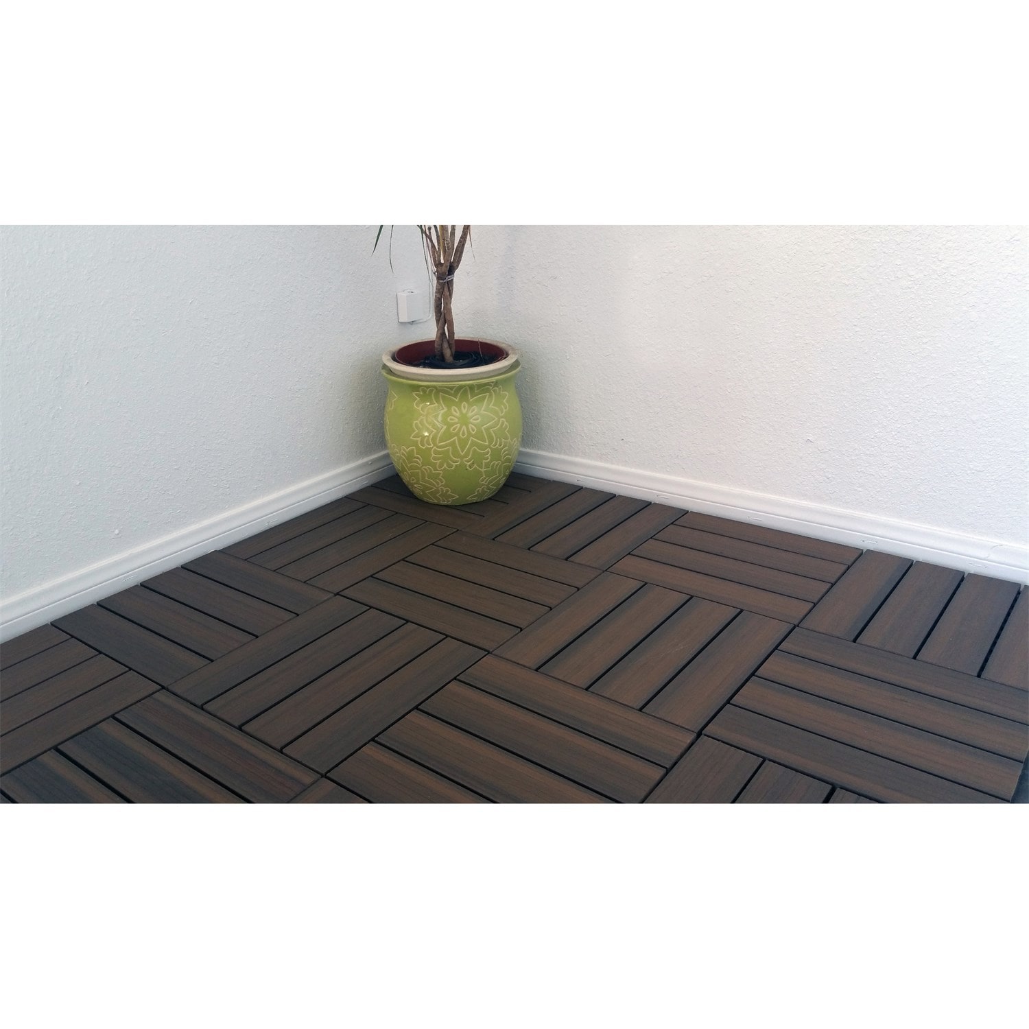 Superwood Deck Tiles Composite Cedar Snap To Install No Superwood Deck Tiles Composite Cedar Snap To Install No Maintenance Box Of 11 Sqft On Free Shipping Today 10758802