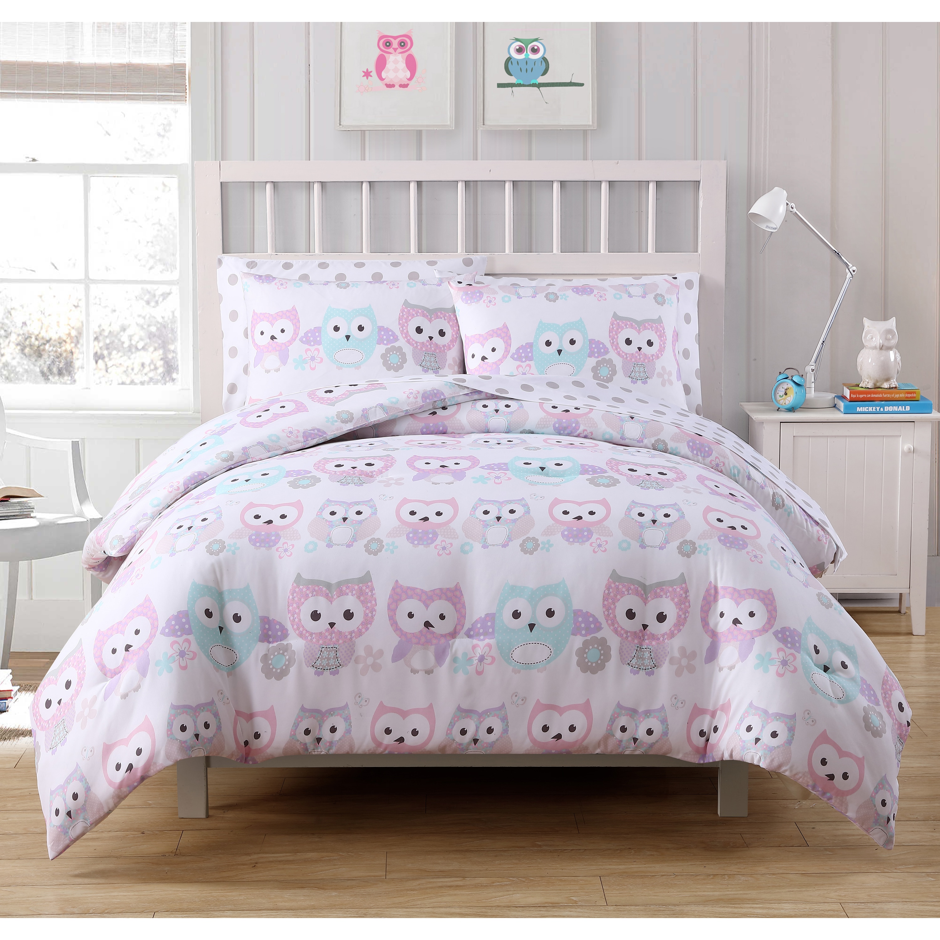 Vcny Owl Is All You Need 7 Piece Bed In A Bag Set Free Vcny Owl Is All You Need 7 Piece Bed In A Bag Set Free Shipping Today 10760751