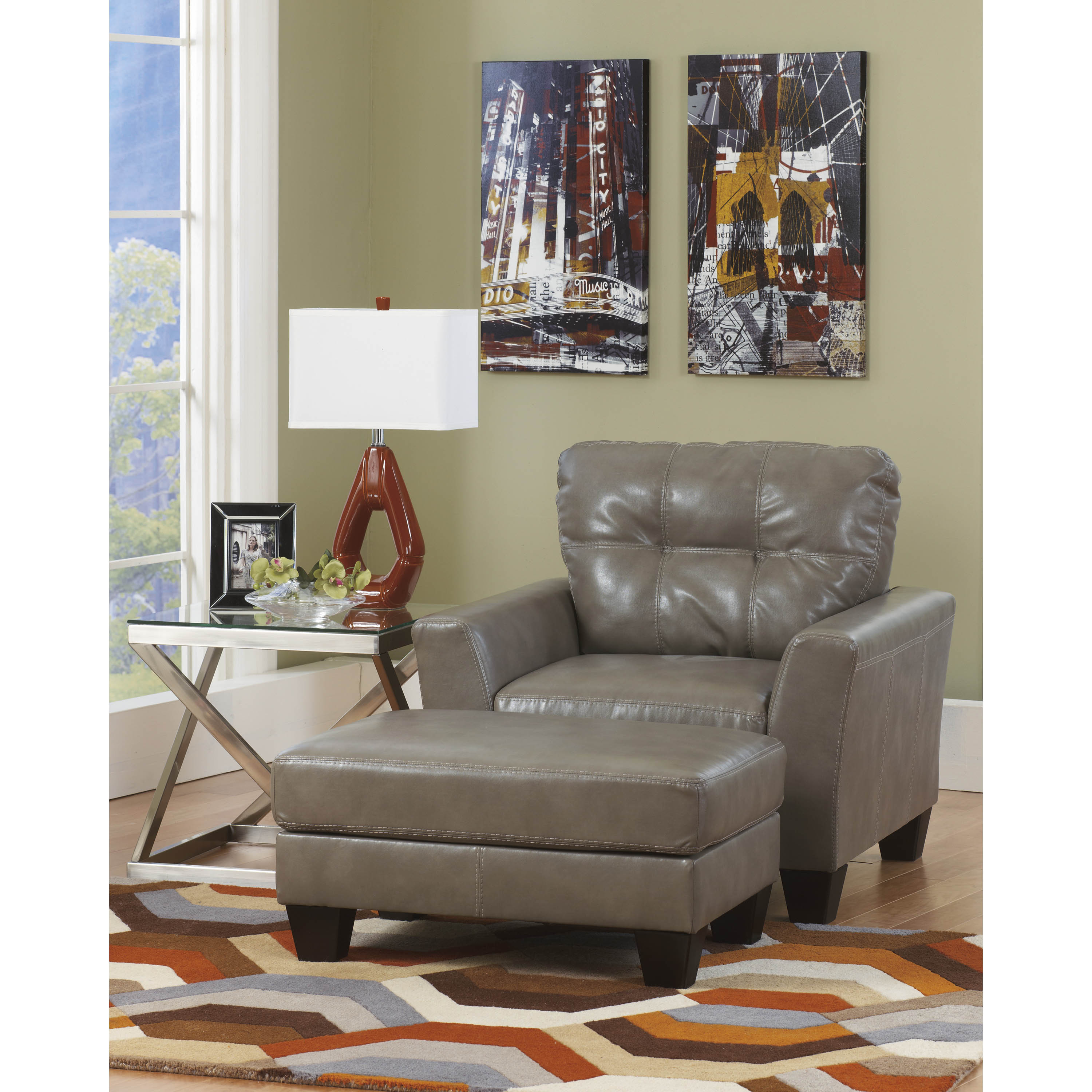 Signature Design By Ashley Paulie Durablend Quarry Ottoman Signature Design By Ashley Paulie Durablend Quarry Ottoman Free Shipping Today 10760860