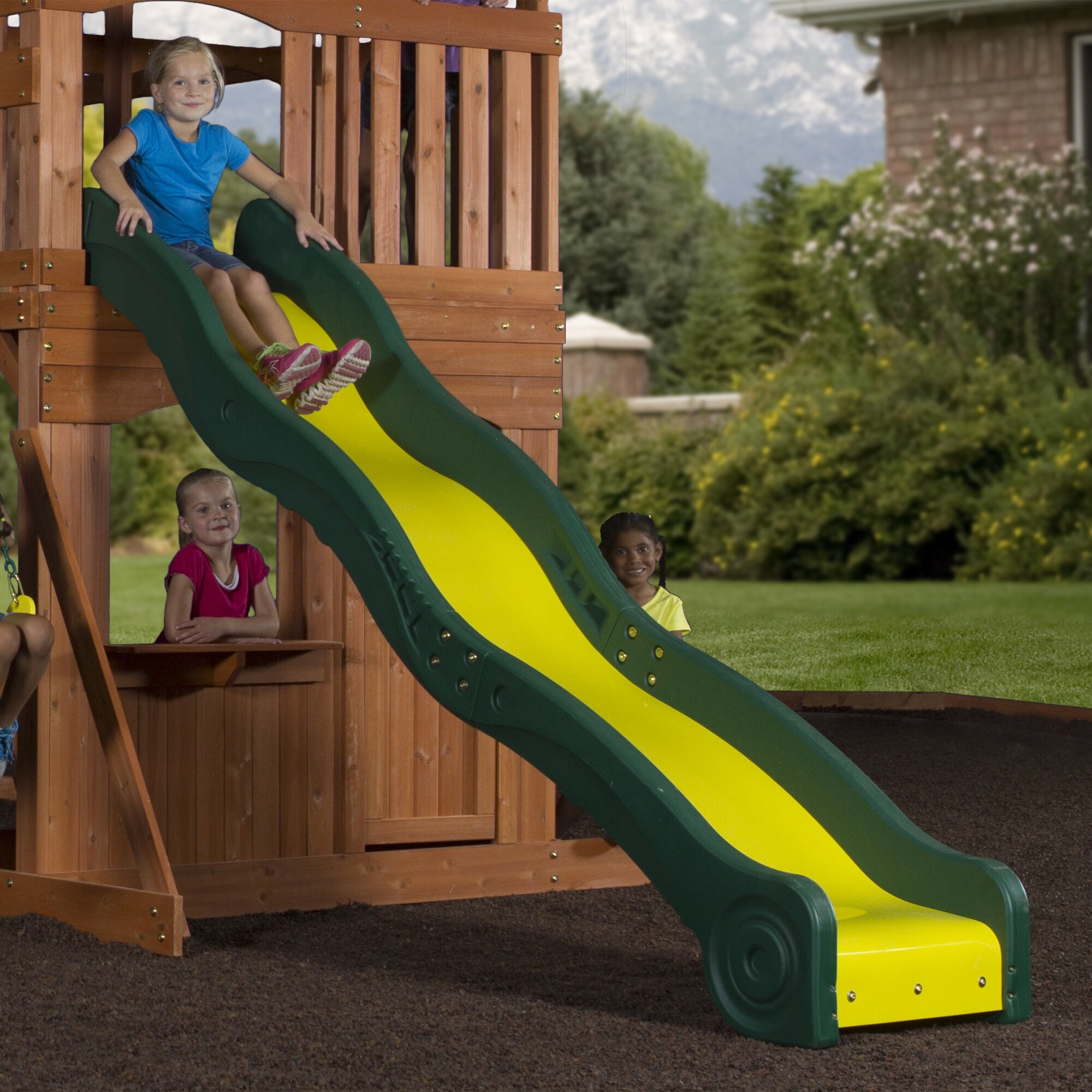 Shop Backyard Discovery Thunder Ridge All Cedar Swing Set Play Set