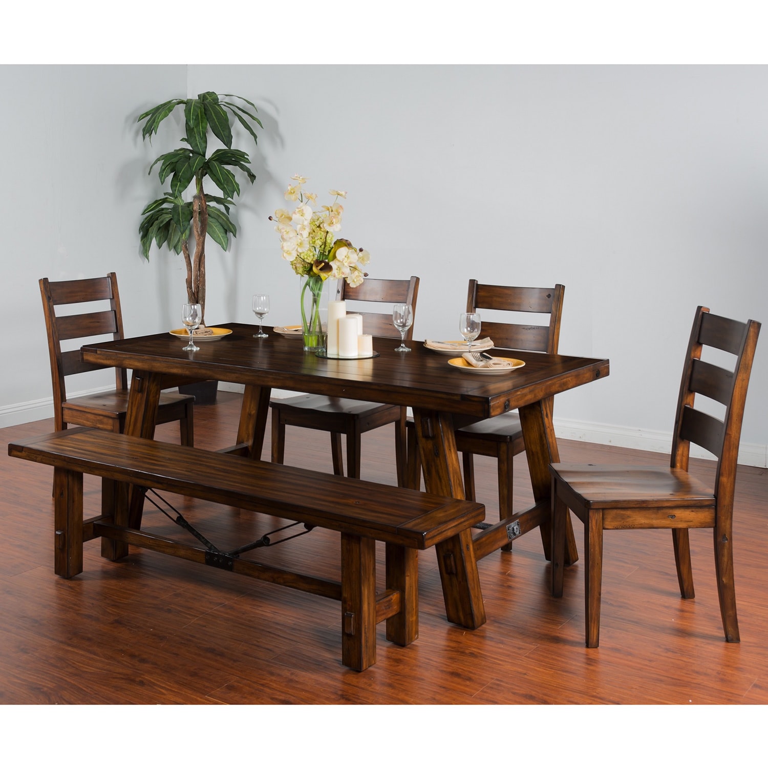 Shop Sunny Designs Tuscany Extension Table WithTurnbuckle MOCHA