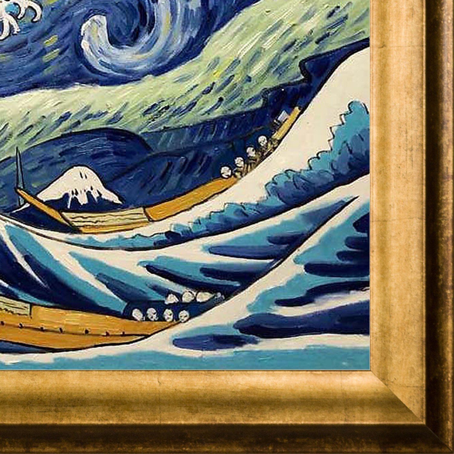 vincent van gogh starry night wave collage artist interpretation art interpretation