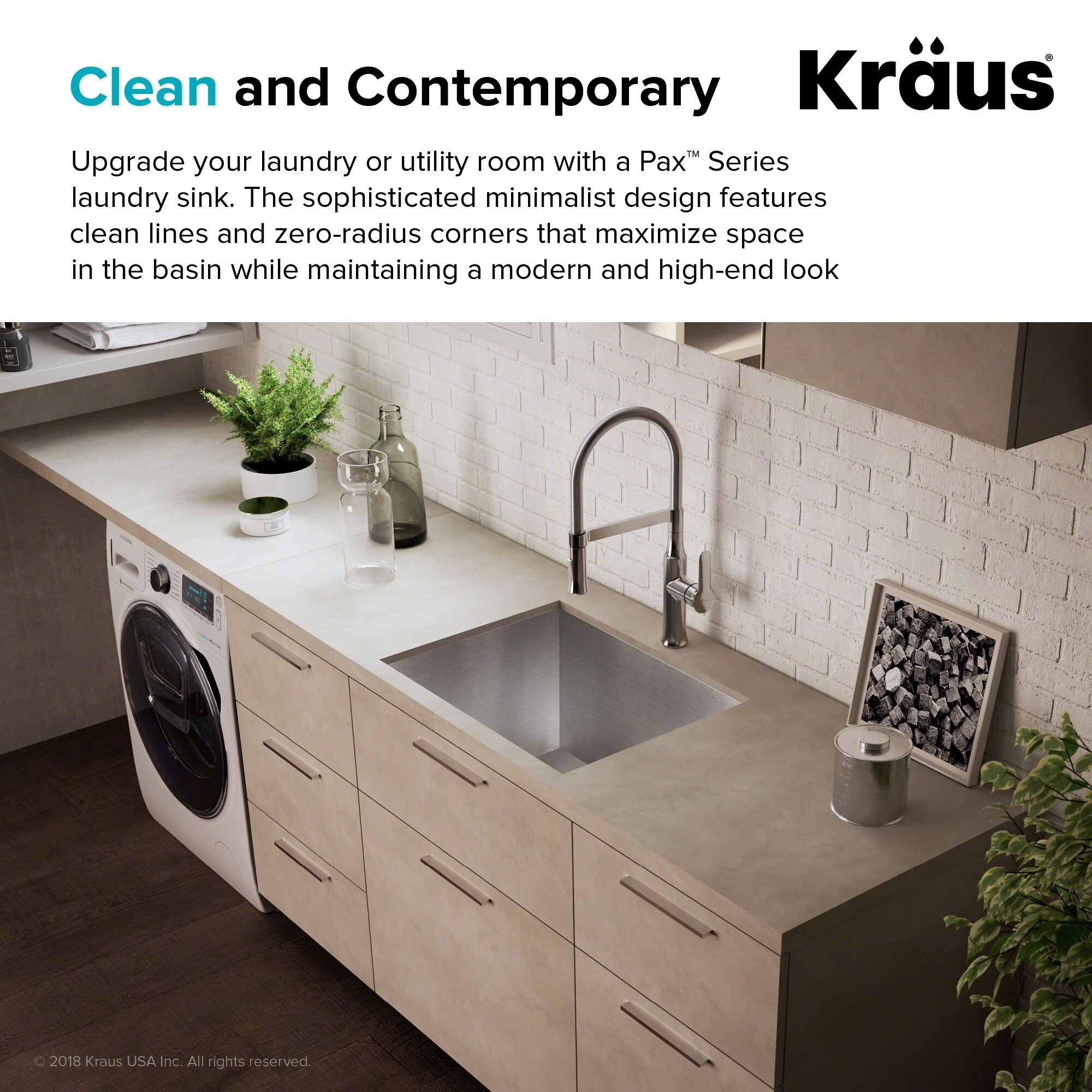 Shop Kraus Khu24l Undermount 24 Inch 1 Bowl Stainless Steel