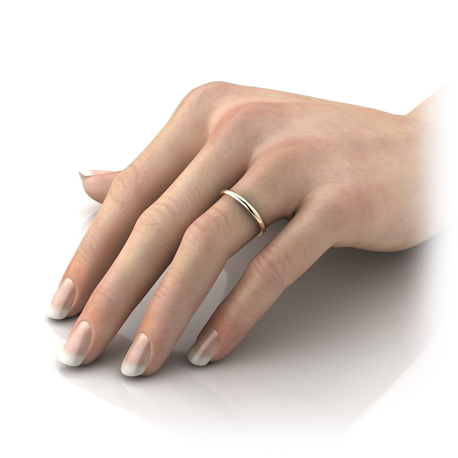 Pori 14k Yellow Gold 2mm Band Ring Free Shipping Today Pori 14k Yellow Gold 2mm Band Ring Free Shipping Today 17919244