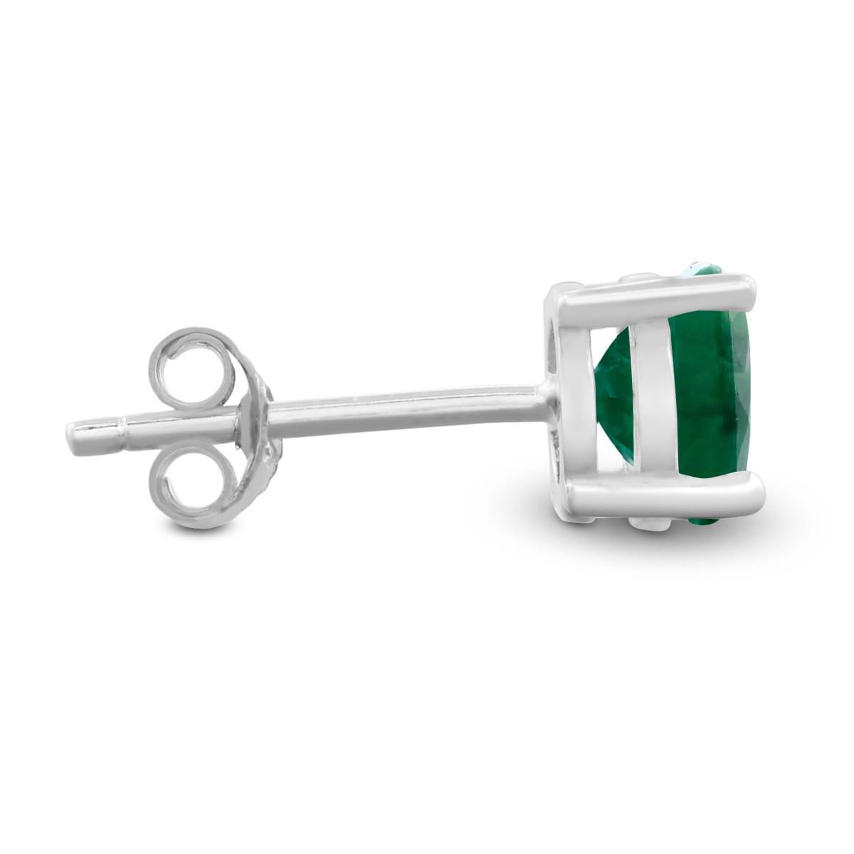 1 2tgw Natural Emerald Stud Earrings In Sterling Silver Green 1 2tgw Natural Emerald Stud Earrings In Sterling Silver Green On Free Shipping Orders Over 45 10889414