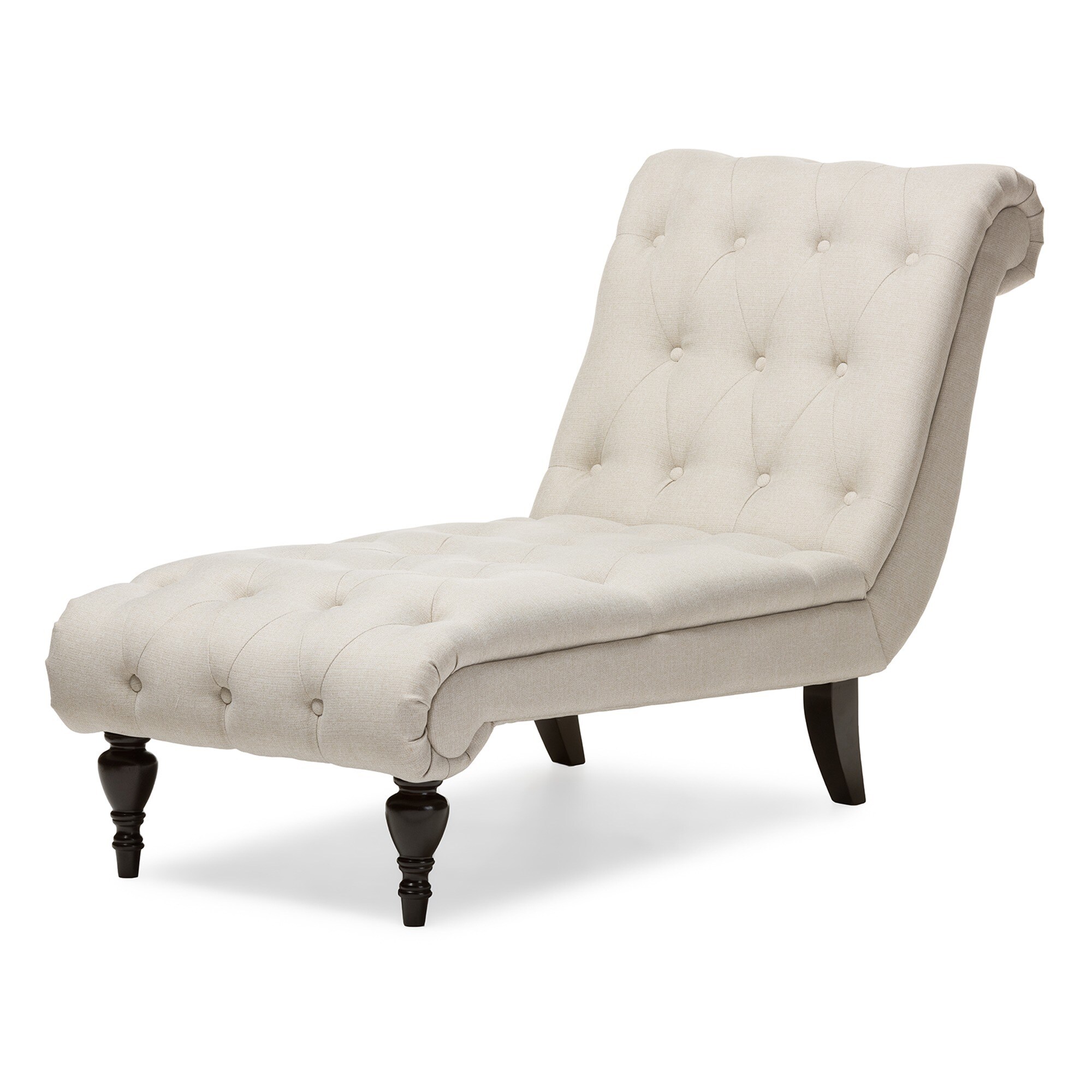 shop baxton studio layla mid century retro modern light beige fabric upholstered button tufted chaise lounge free shipping today overstockcom - Chaise Retro shop baxton studio layla mid century retro modern light beige fabric upholstered button tufted chaise lounge free shipping today overstockcom - Chaise Retro