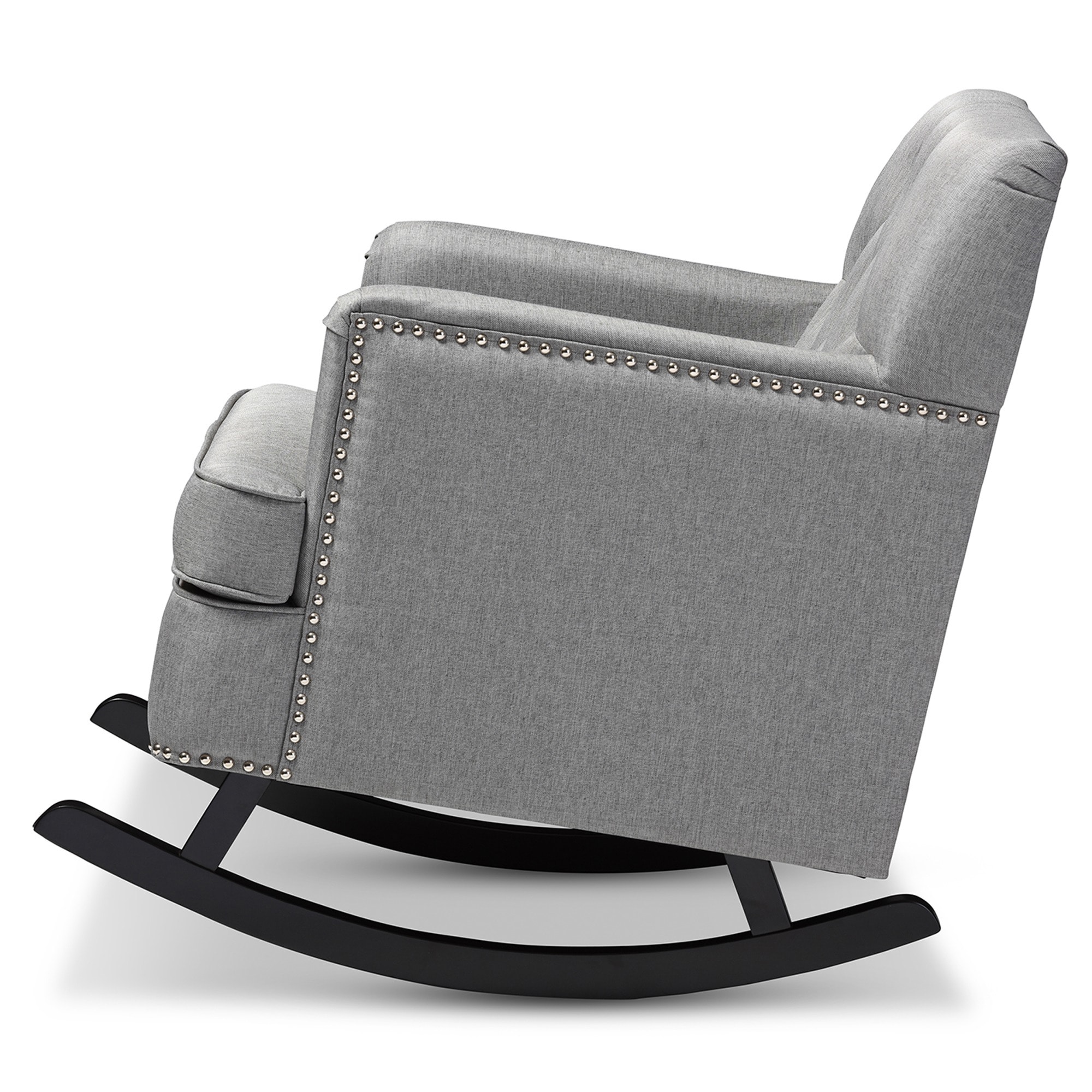 Contemporary Fabric Rocking Chair By Baxton Studio Free Contemporary Fabric Rocking Chair By Baxton Studio Free Shipping Today 10915336