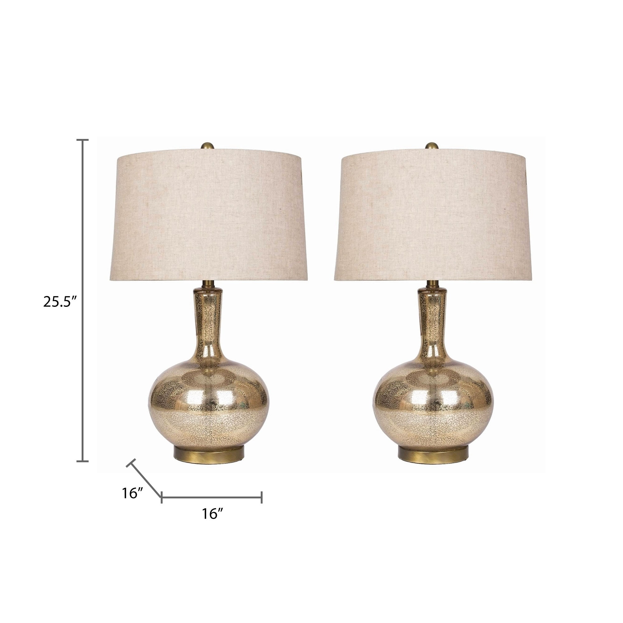 Abbyson Gold Mercury Gl 25 5 Inch Table Lamp Set Of 2 On Abbyson Gold Mercury Gl 25 5 Inch Table Lamp Set Of 2 On Free Shipping Today 10992583