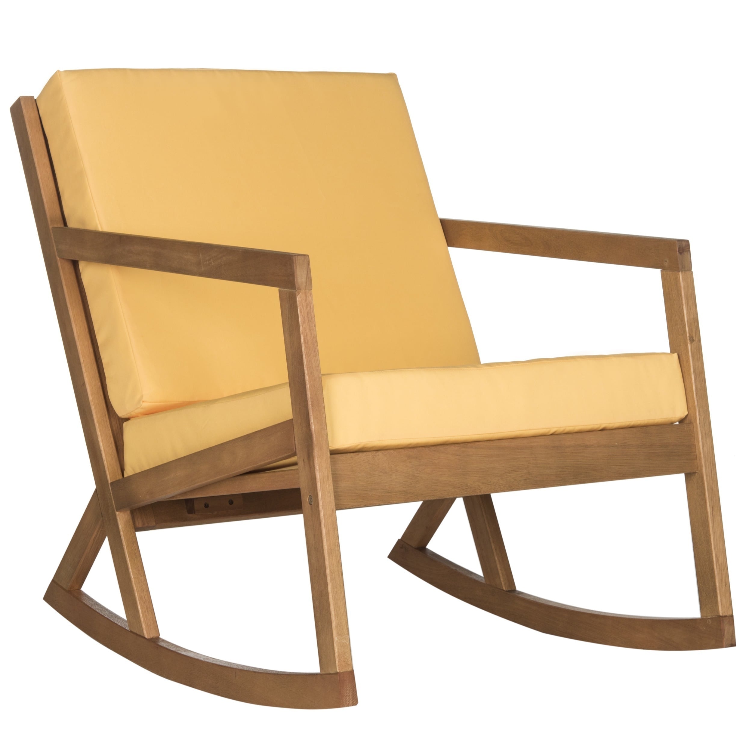 Safavieh Outdoor Living Vernon Brown Yellow Rocking Chair Free Safavieh Outdoor Living Vernon Brown Yellow Rocking Chair Free Shipping Today 18021025